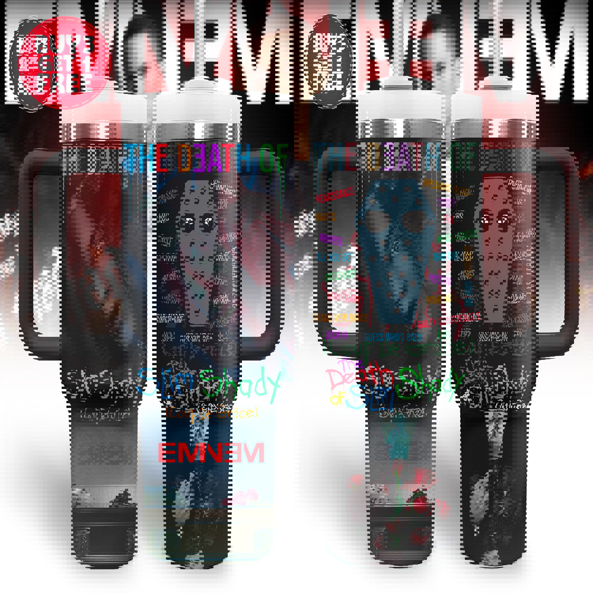 Eminem’s music custom 40oz stanley tumbler zst1002