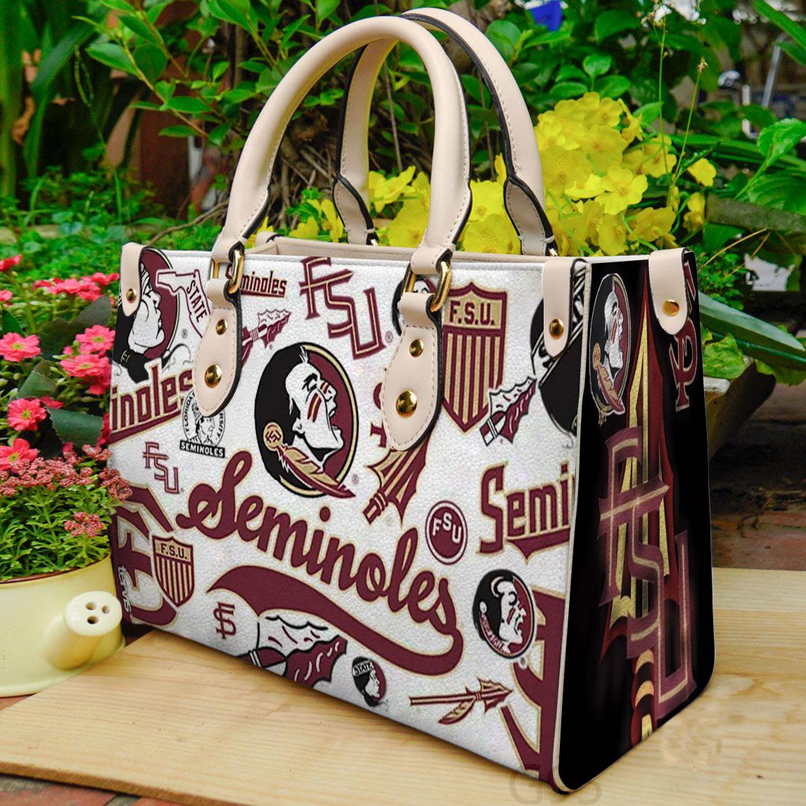 Florida state seminoles 1 women leather hand bag