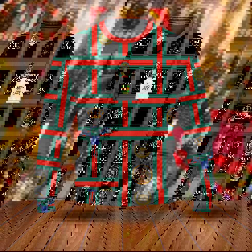 Gucci luxury ugly christmas sweater  hot 2024 style 178