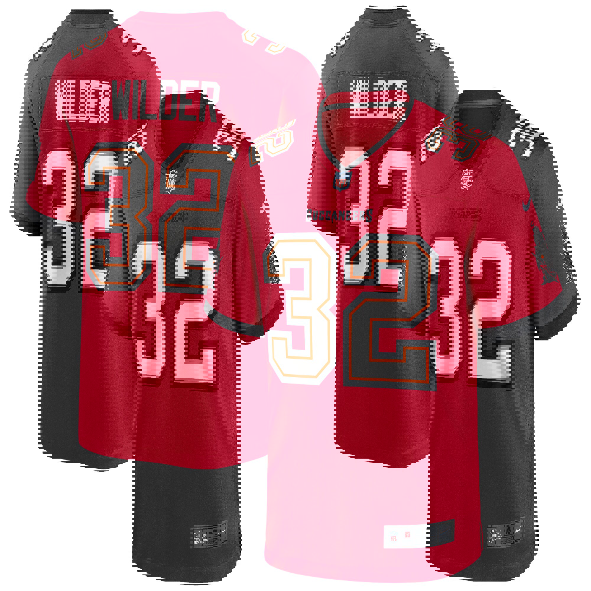 James wilder tampa bay buccaneers game retired player jersey for nfl football fans