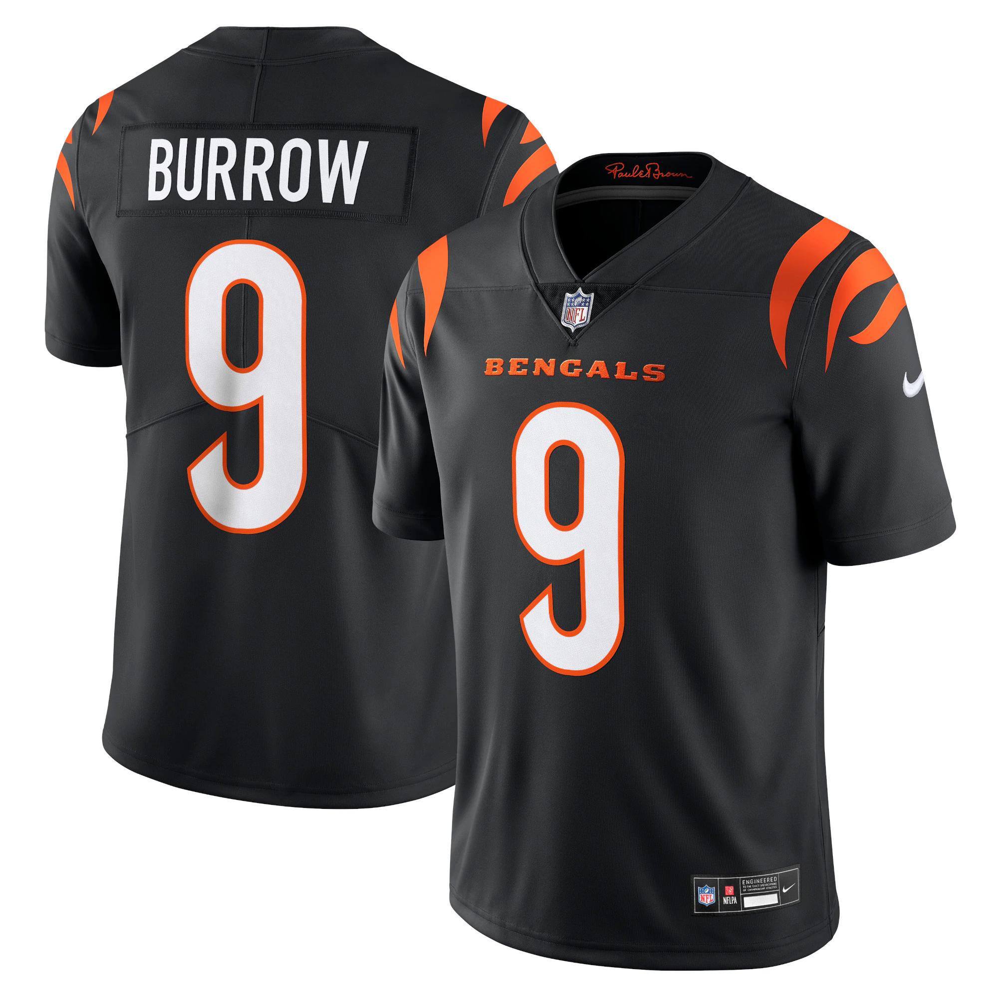 Joe burrow cincinnati bengals vapor untouchable limited jersey for nfl football fans