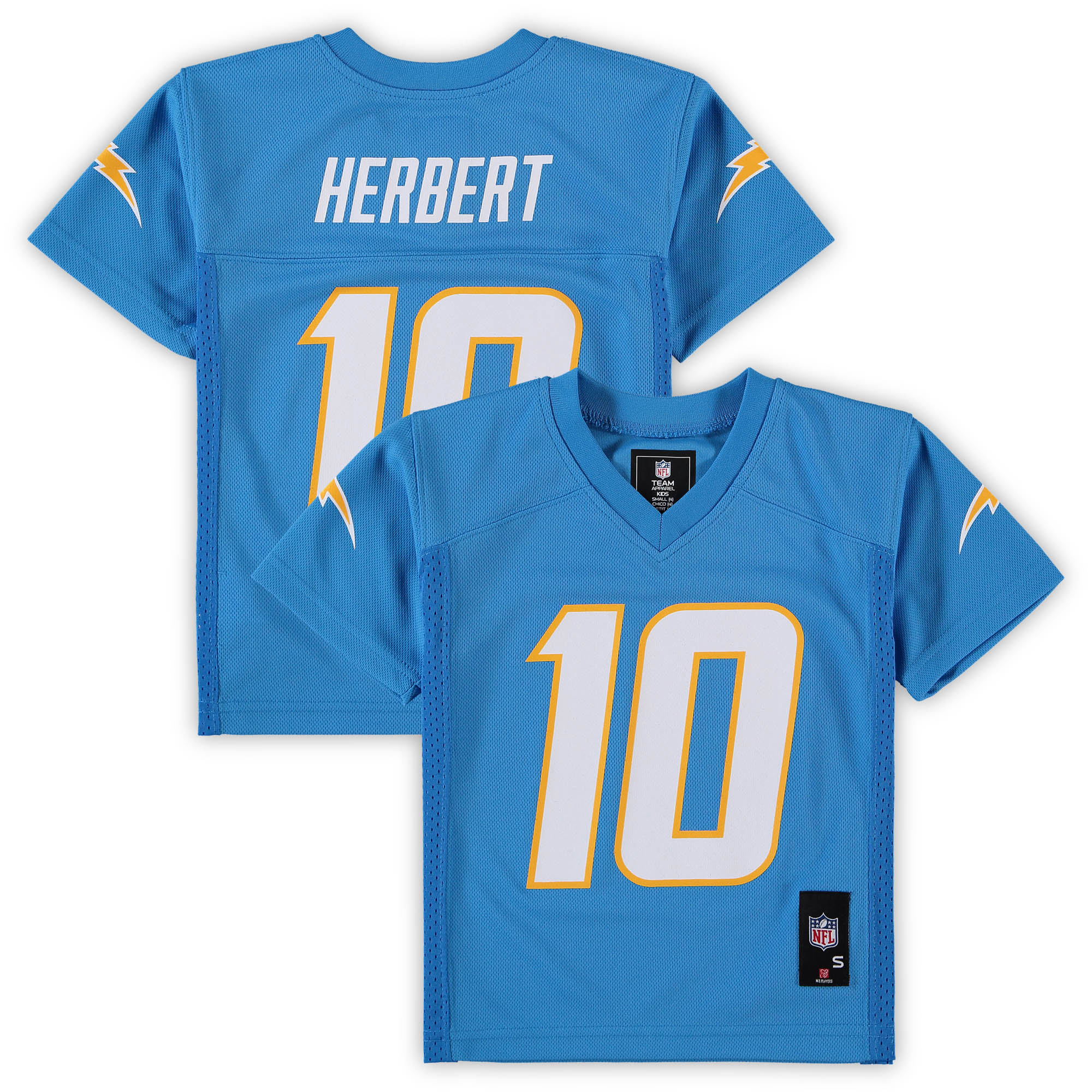 Justin herbert los angeles chargers preschool replica player jersey for nfl football fans