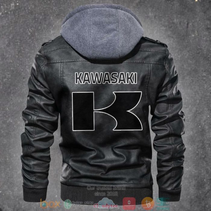 Kawasaki motorcycle leather jacket lj1567
