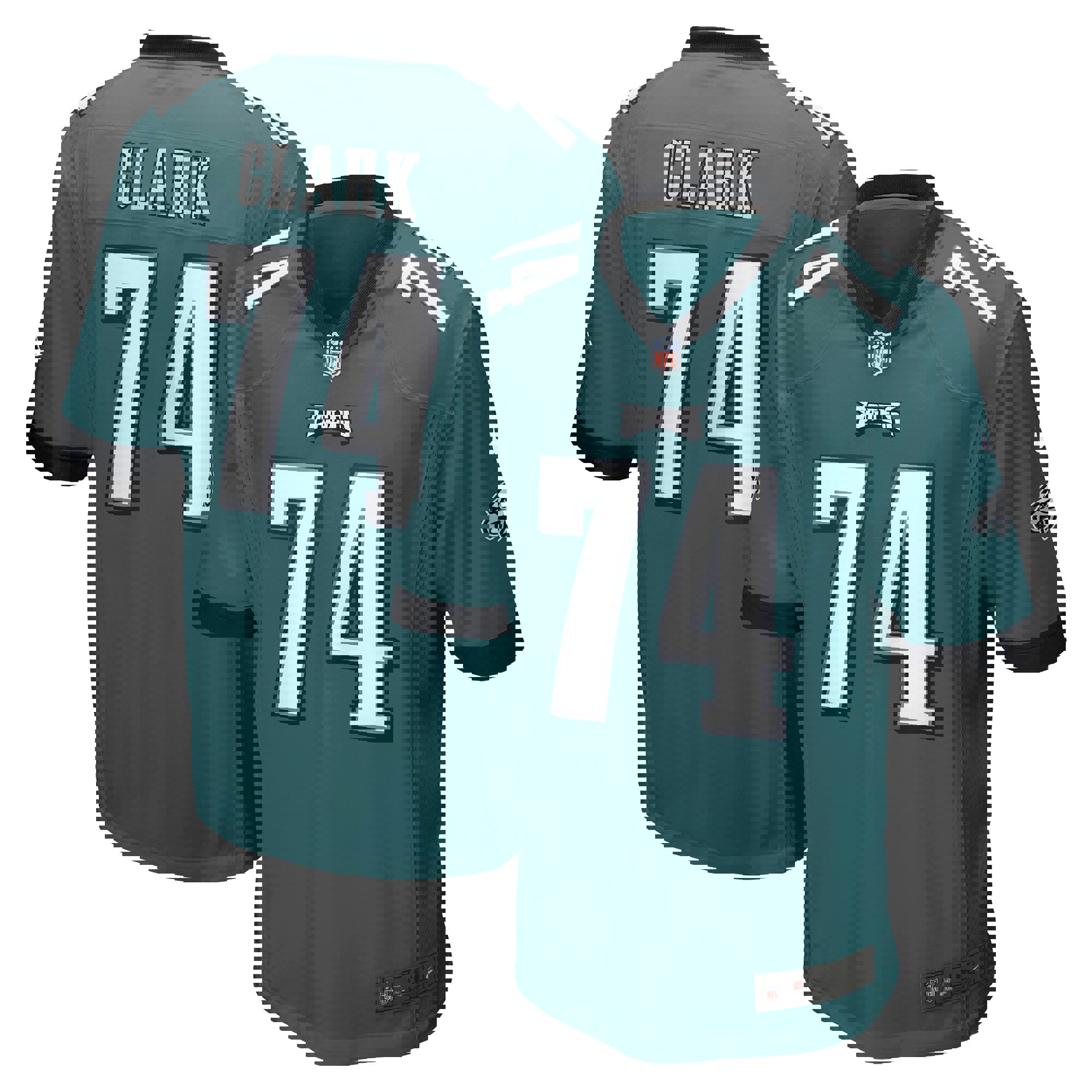Le'raven clark philadelphia eagles game jersey for nfl football fans