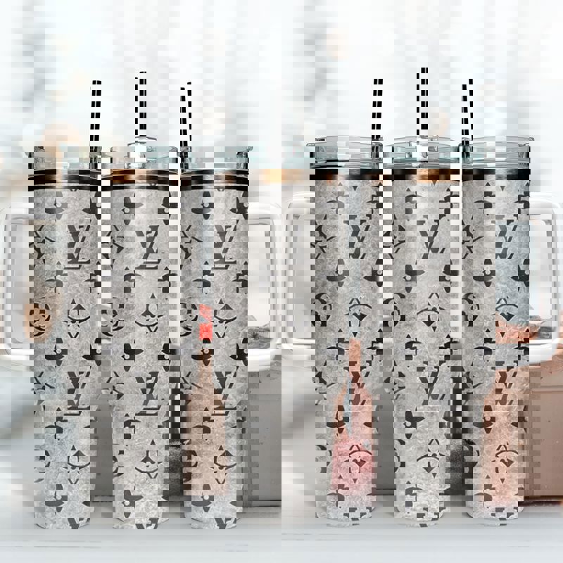 Lv stanley tumbler fashion logo stanley tumbler lv 40oz ktb1128