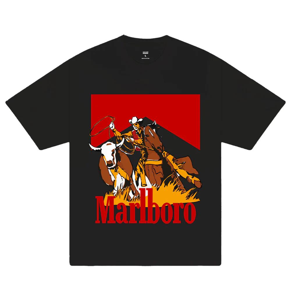 Marlboro hunting cowboy t-shirt