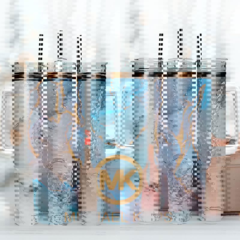 Michael kors abstract stanley tumbler 40oz skinny ktb1145