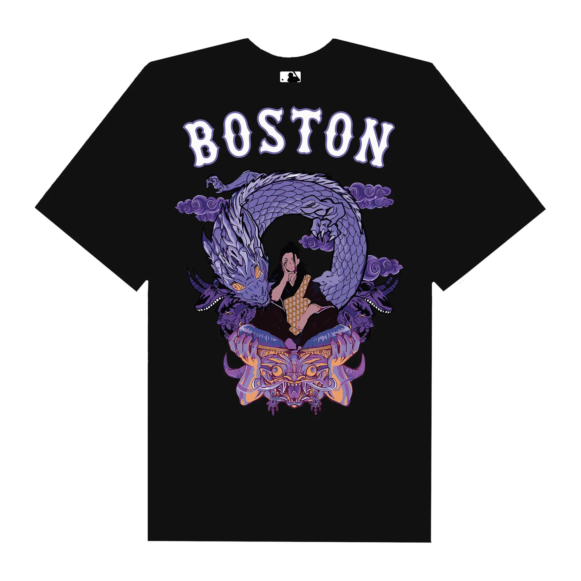 Mlb anime jujutsu kaisen geto boston t-shirt