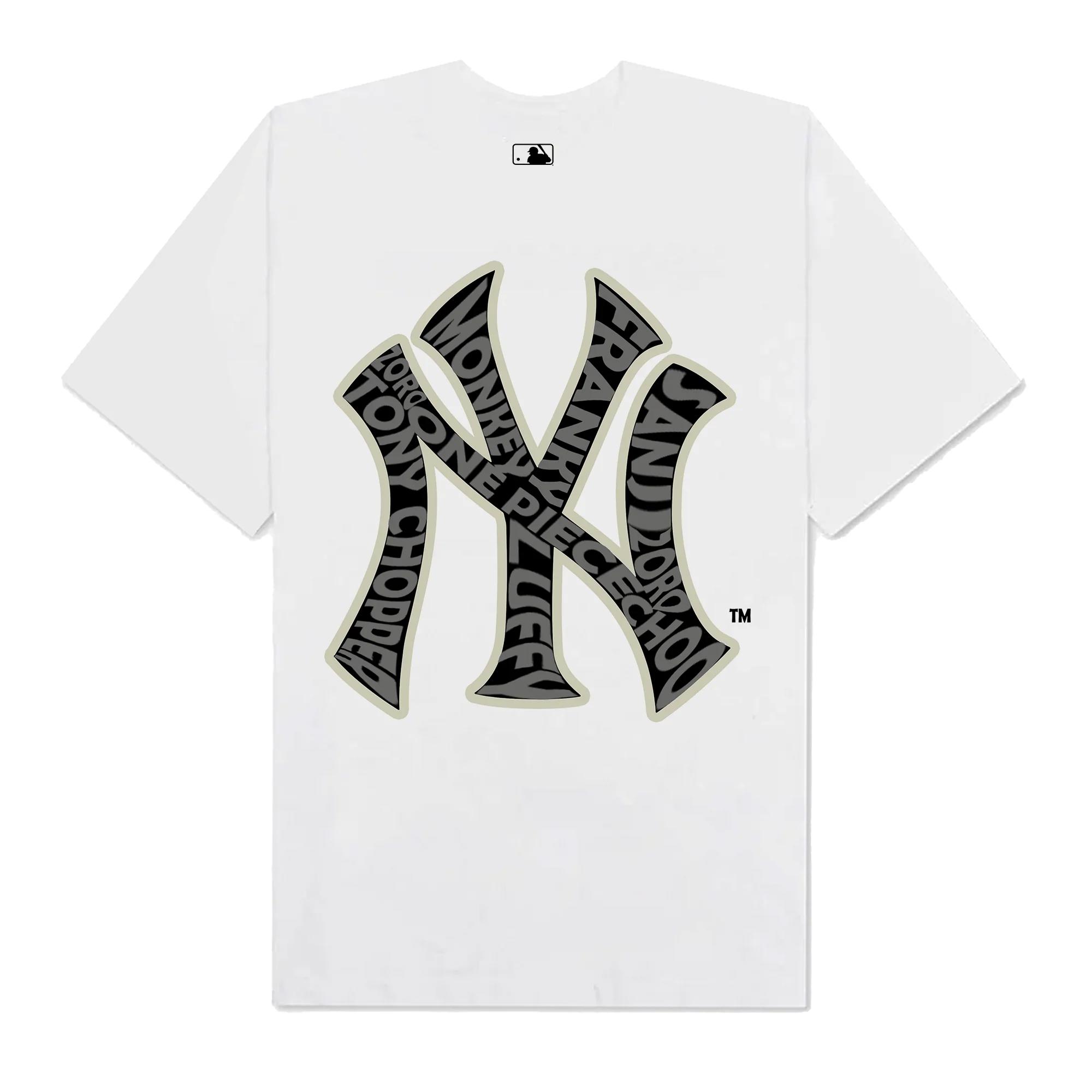 Mlb anime one piece character ny t-shirt
