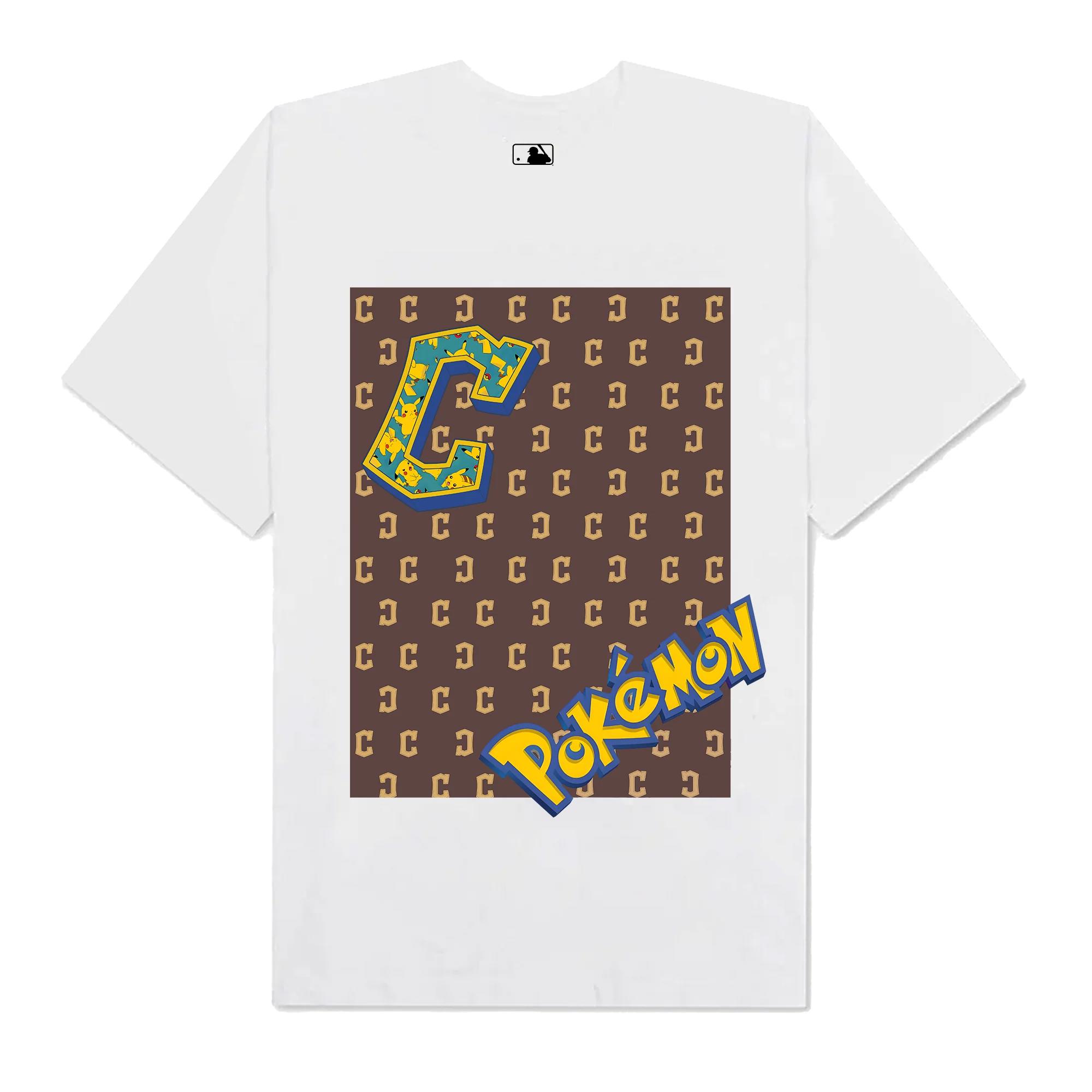 Mlb anime pokemon cleveland guardians t-shirt