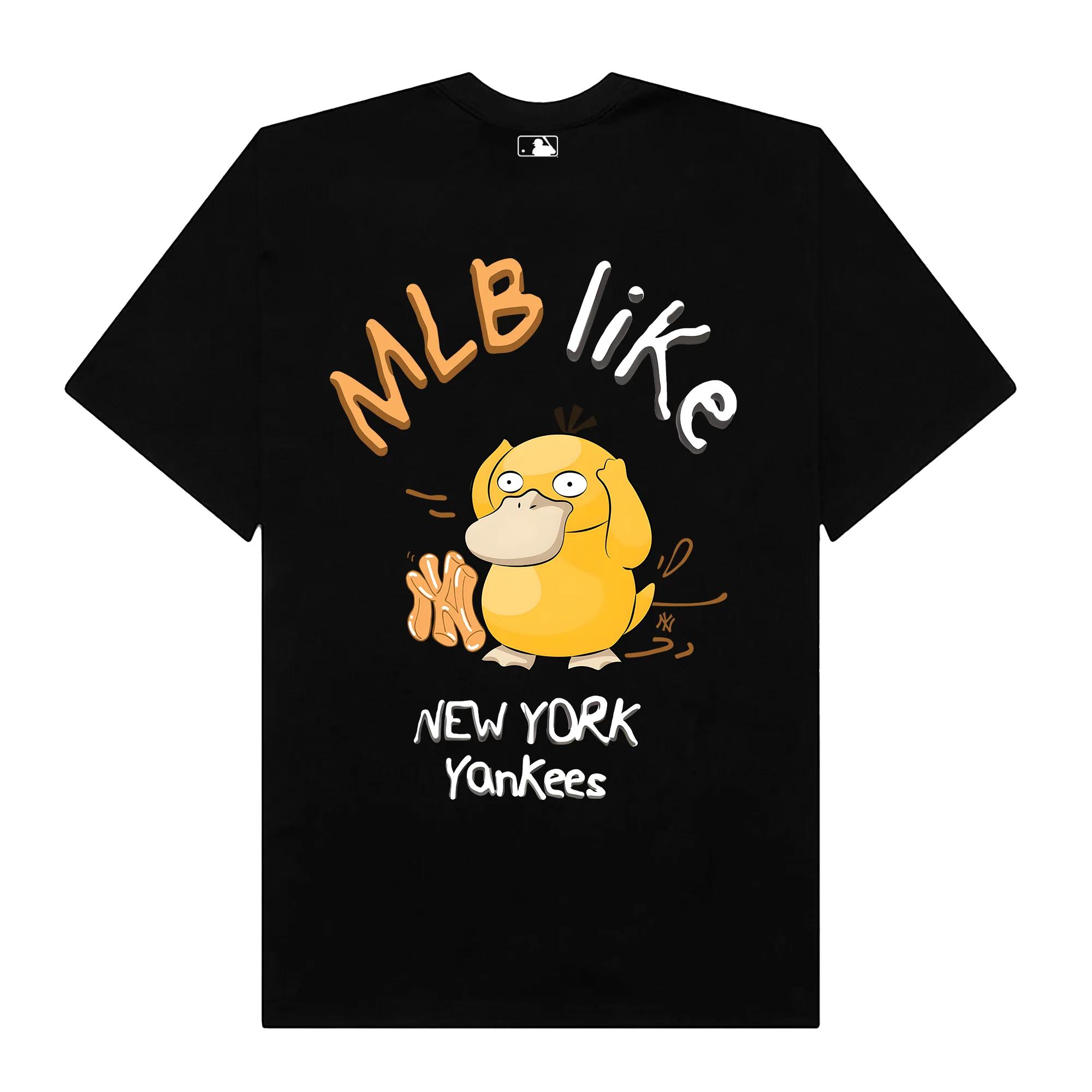 Mlb anime pokemon duck new york t-shirt