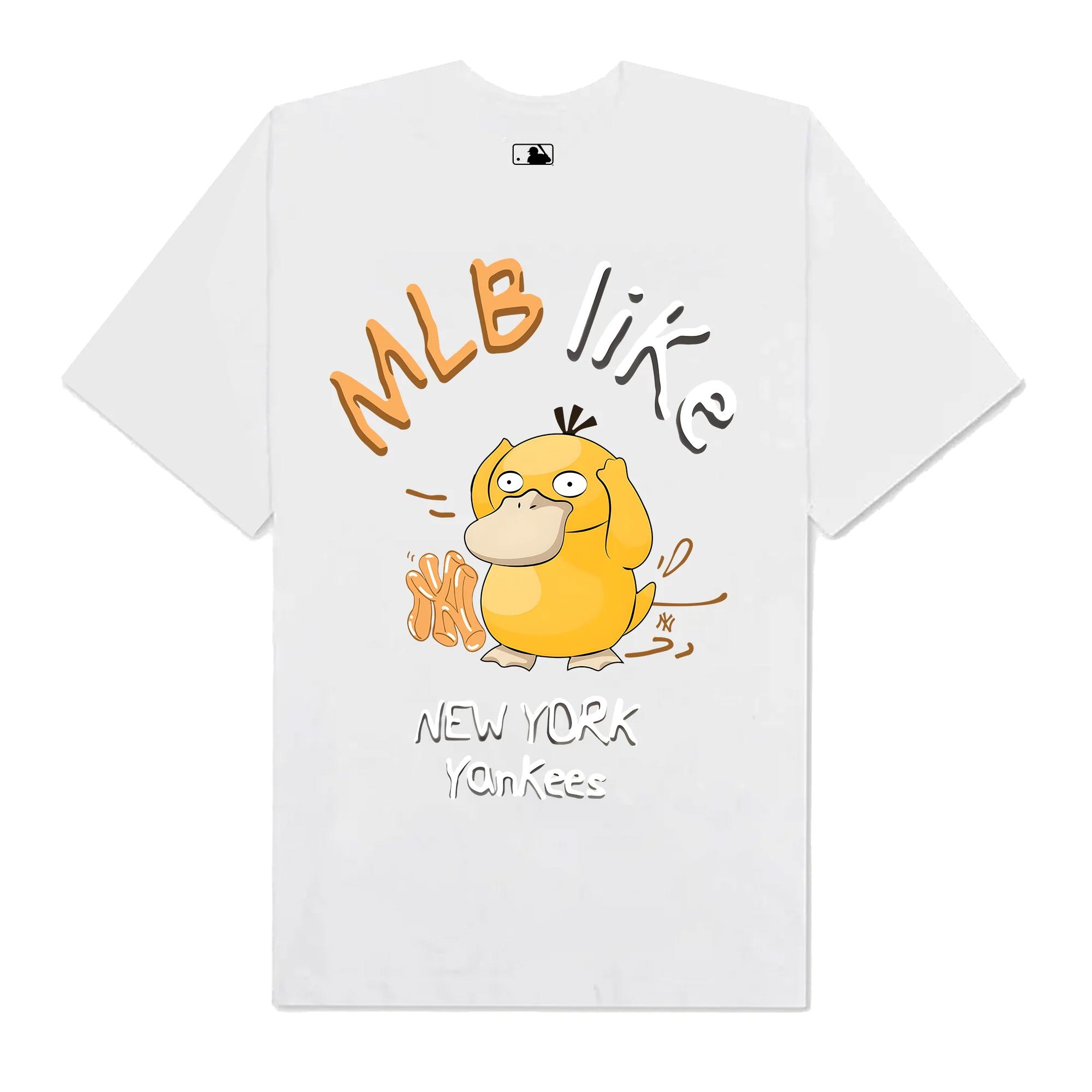 Mlb anime pokemon duck new york t-shirt