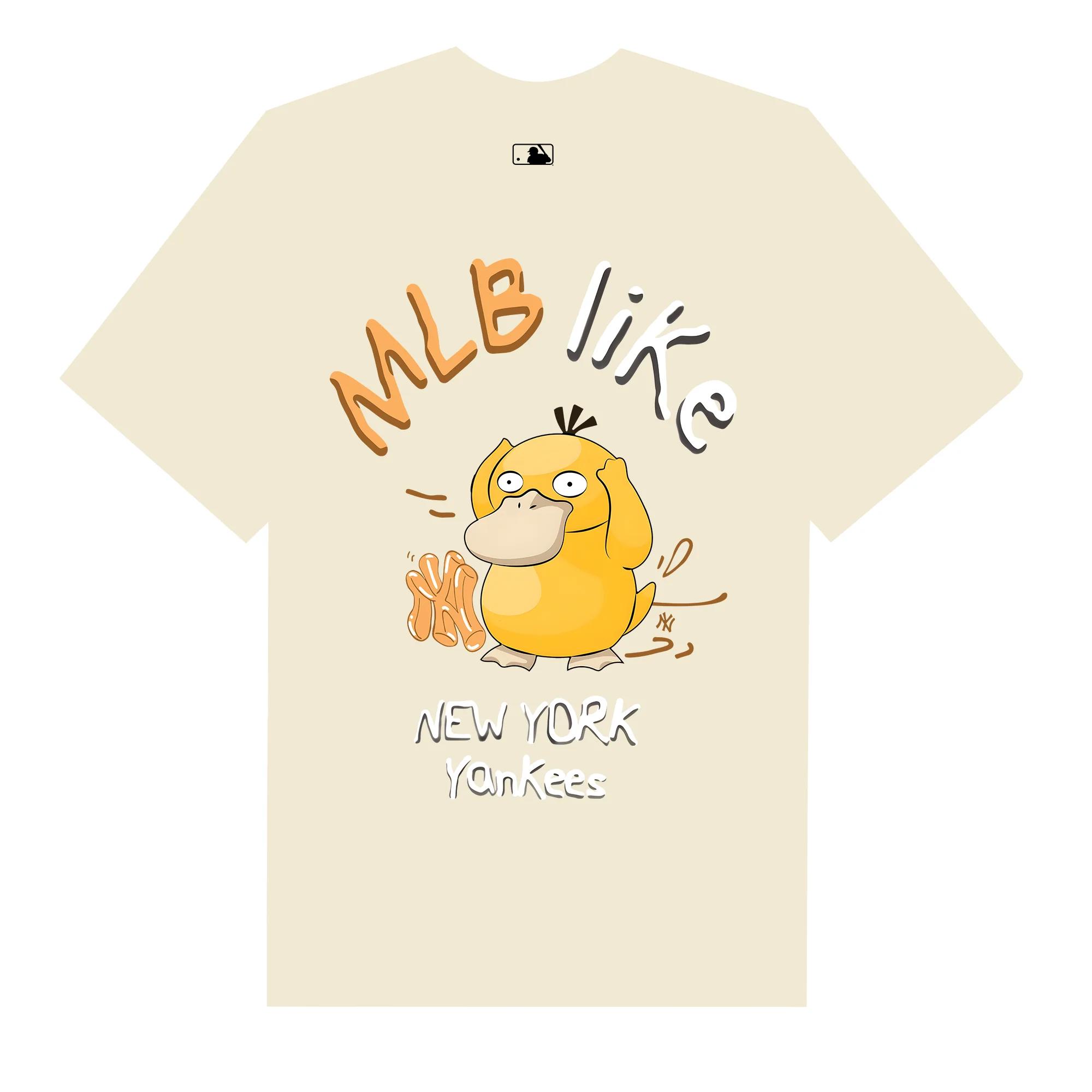 Mlb anime pokemon duck new york t-shirt