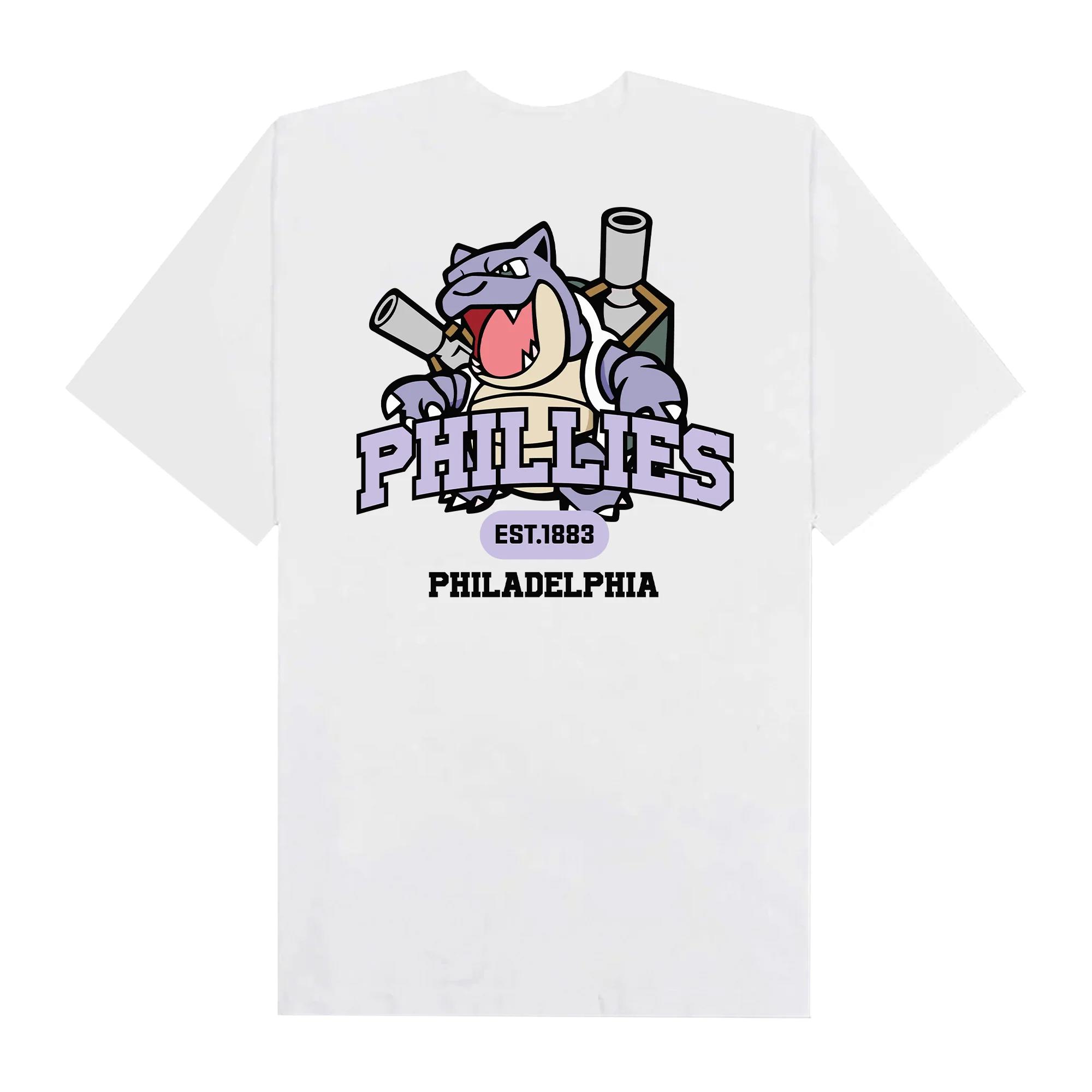 Mlb anime pokemon shiny blastoise phil t-shirt