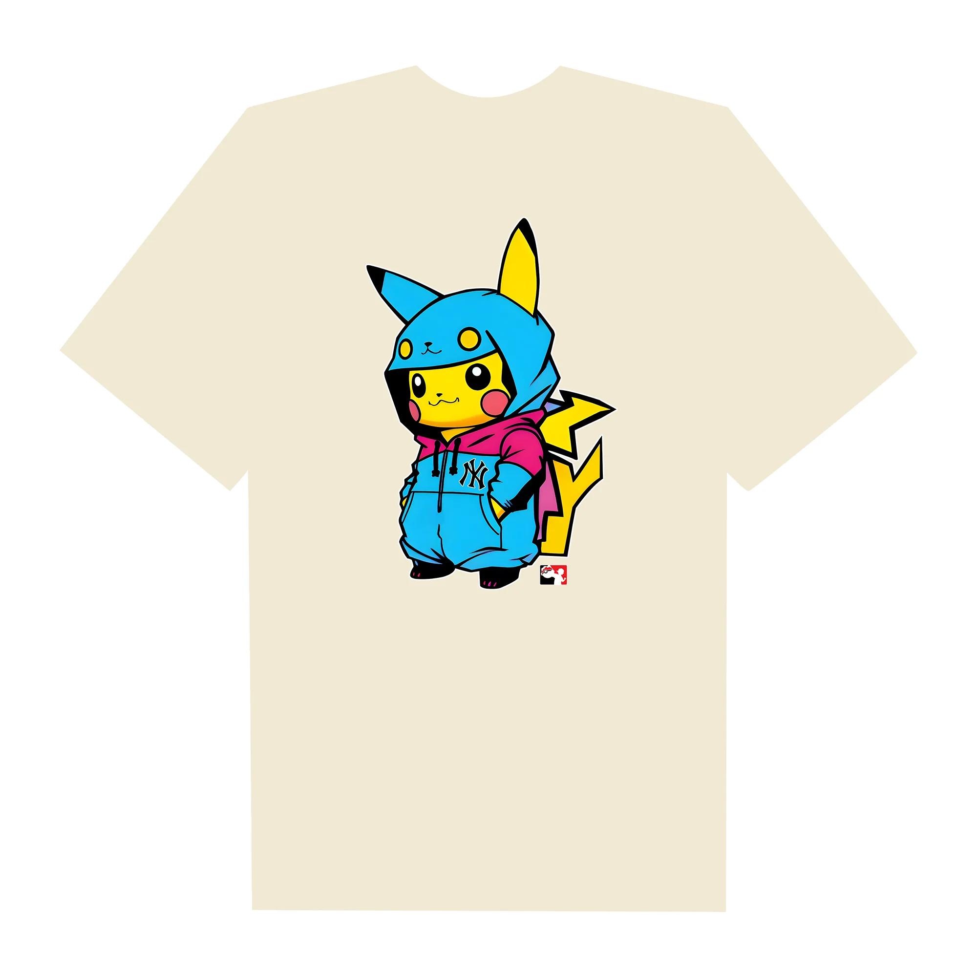 Mlb anime pokemon sporty pikachu t-shirt
