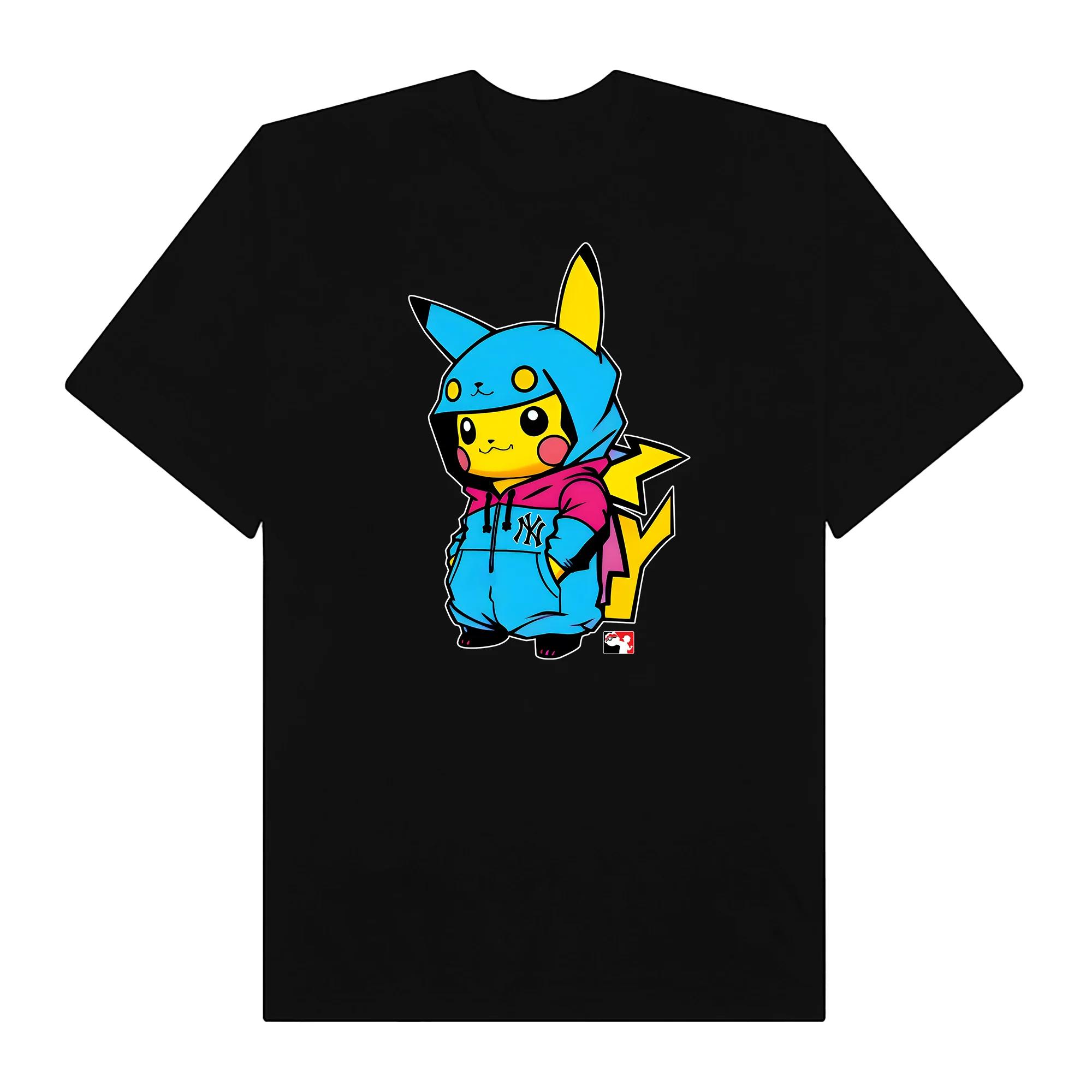 Mlb anime pokemon sporty pikachu t-shirt