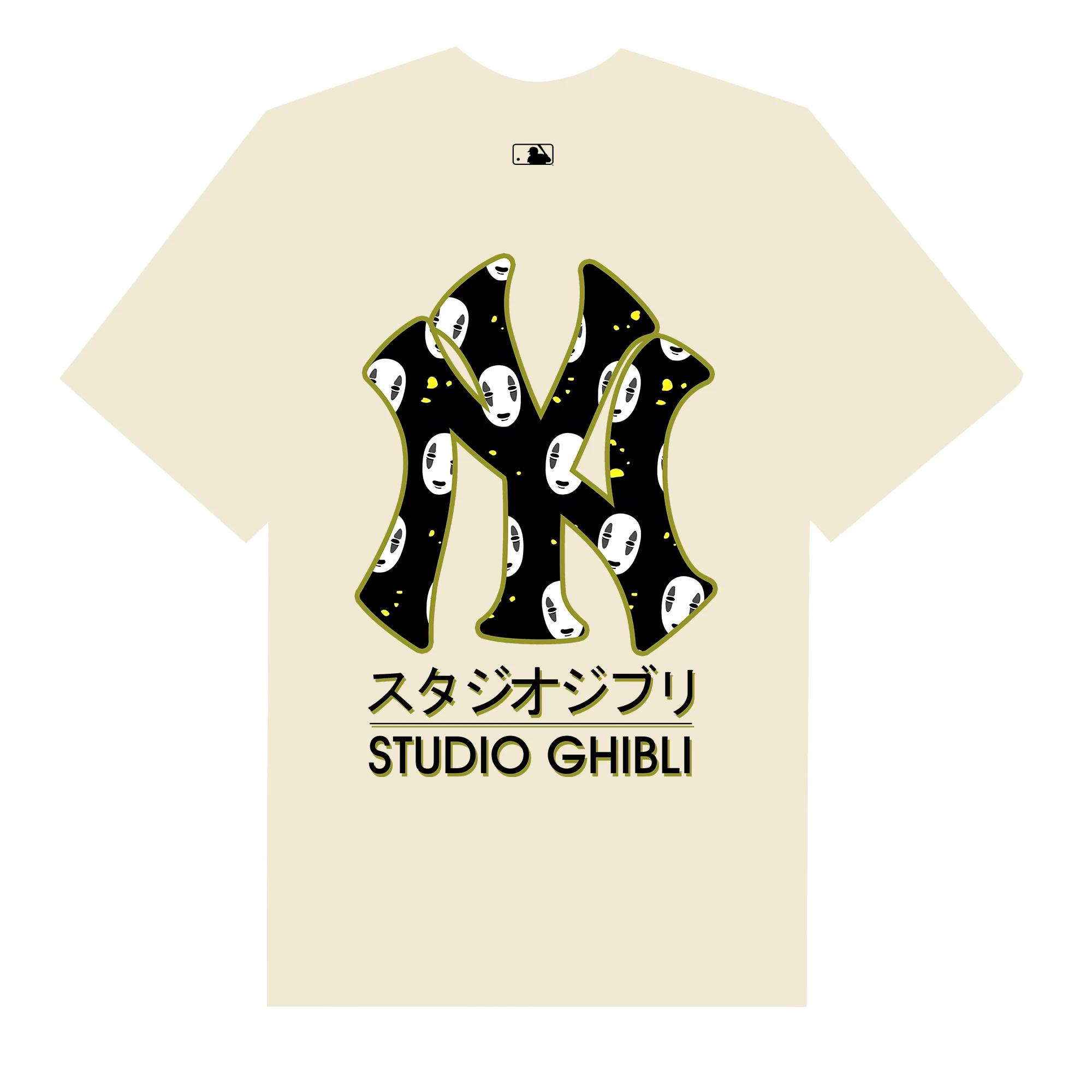 Mlb anime spirited away kaonashi t-shirt