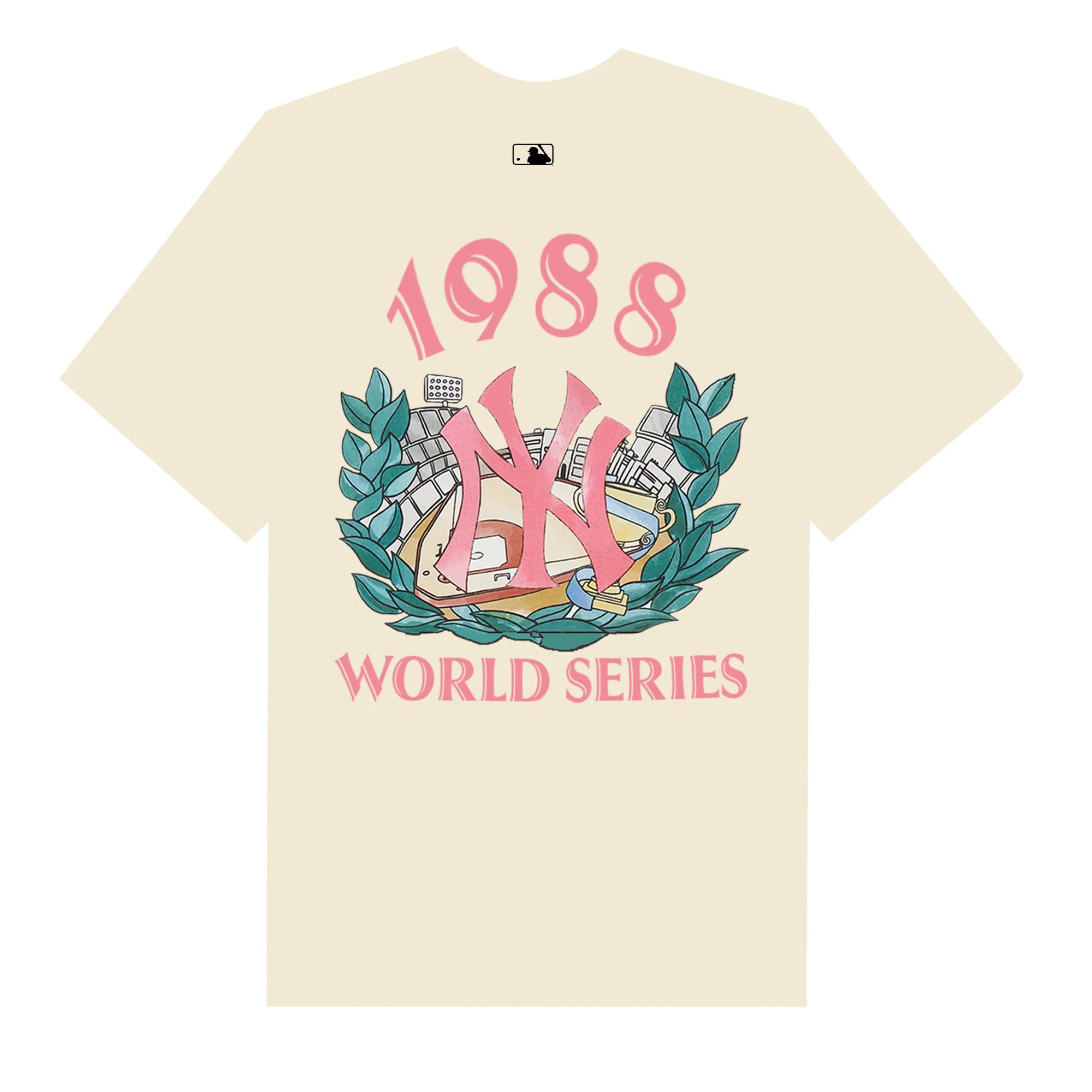 Mlb floral 1988 wormlb floral world series t-shirt