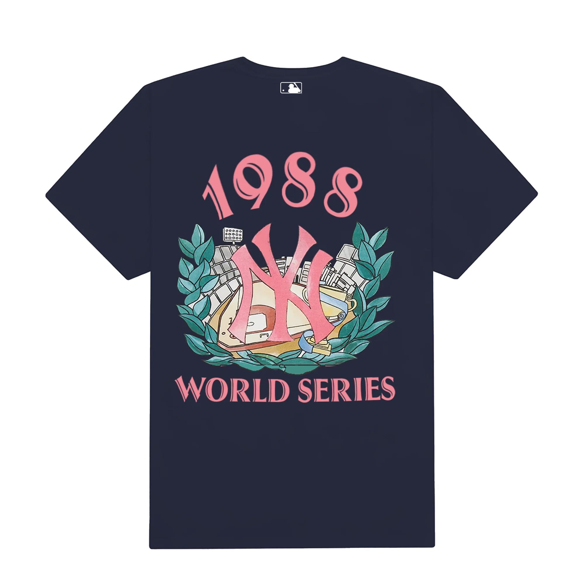 Mlb floral 1988 wormlb floral world series t-shirt