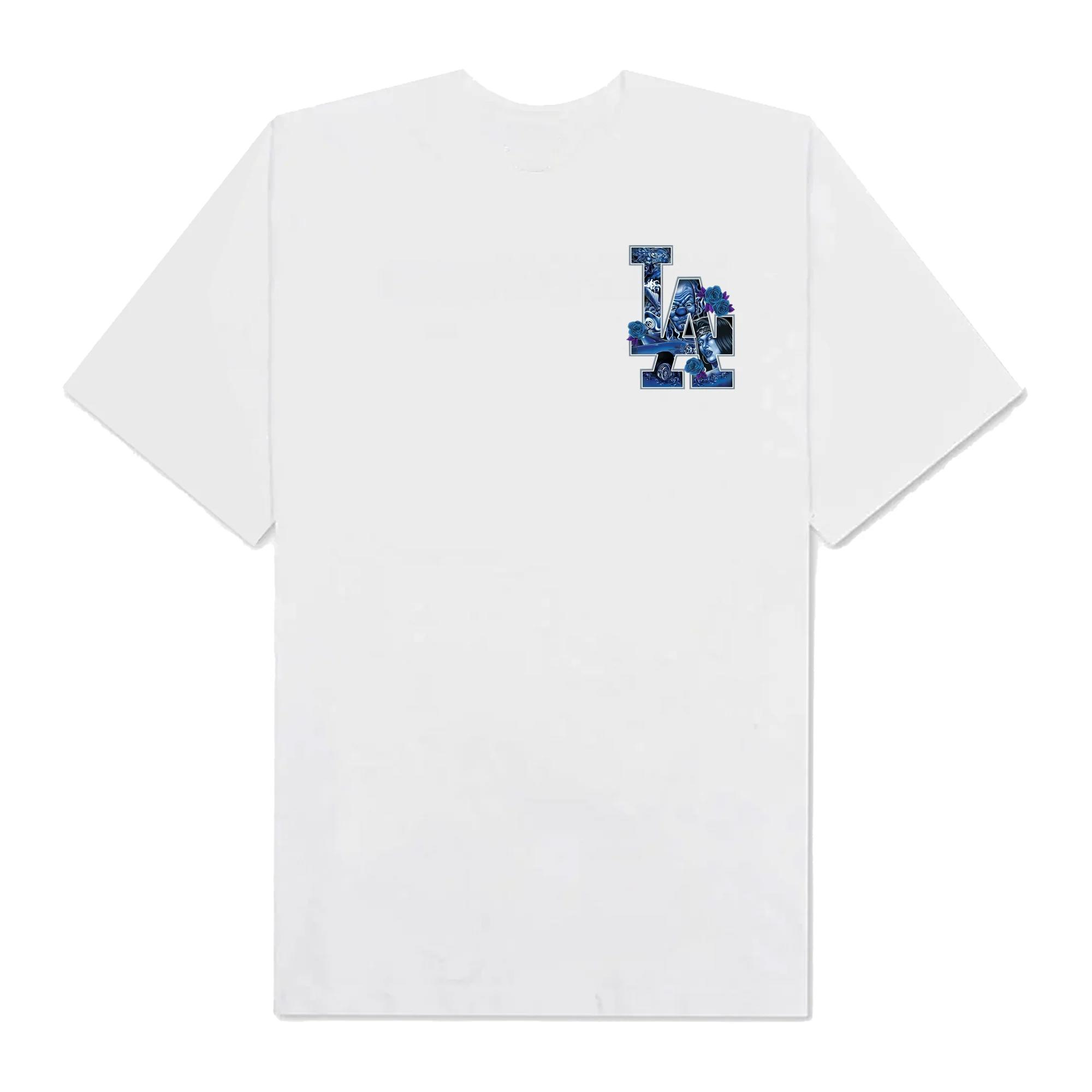 Mlb floral blue rose gangster t-shirt