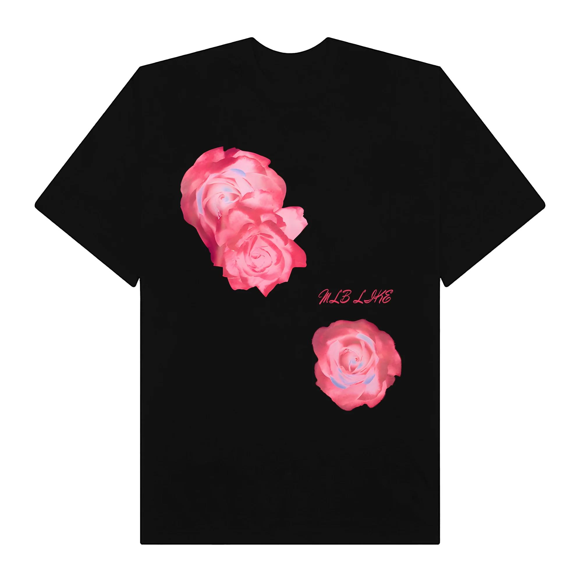 Mlb floral double rose  t-shirt