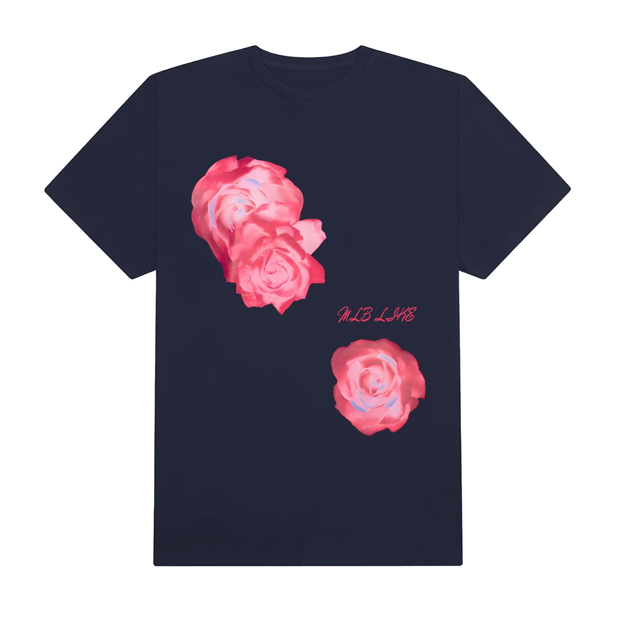 Mlb floral double rose  t-shirt