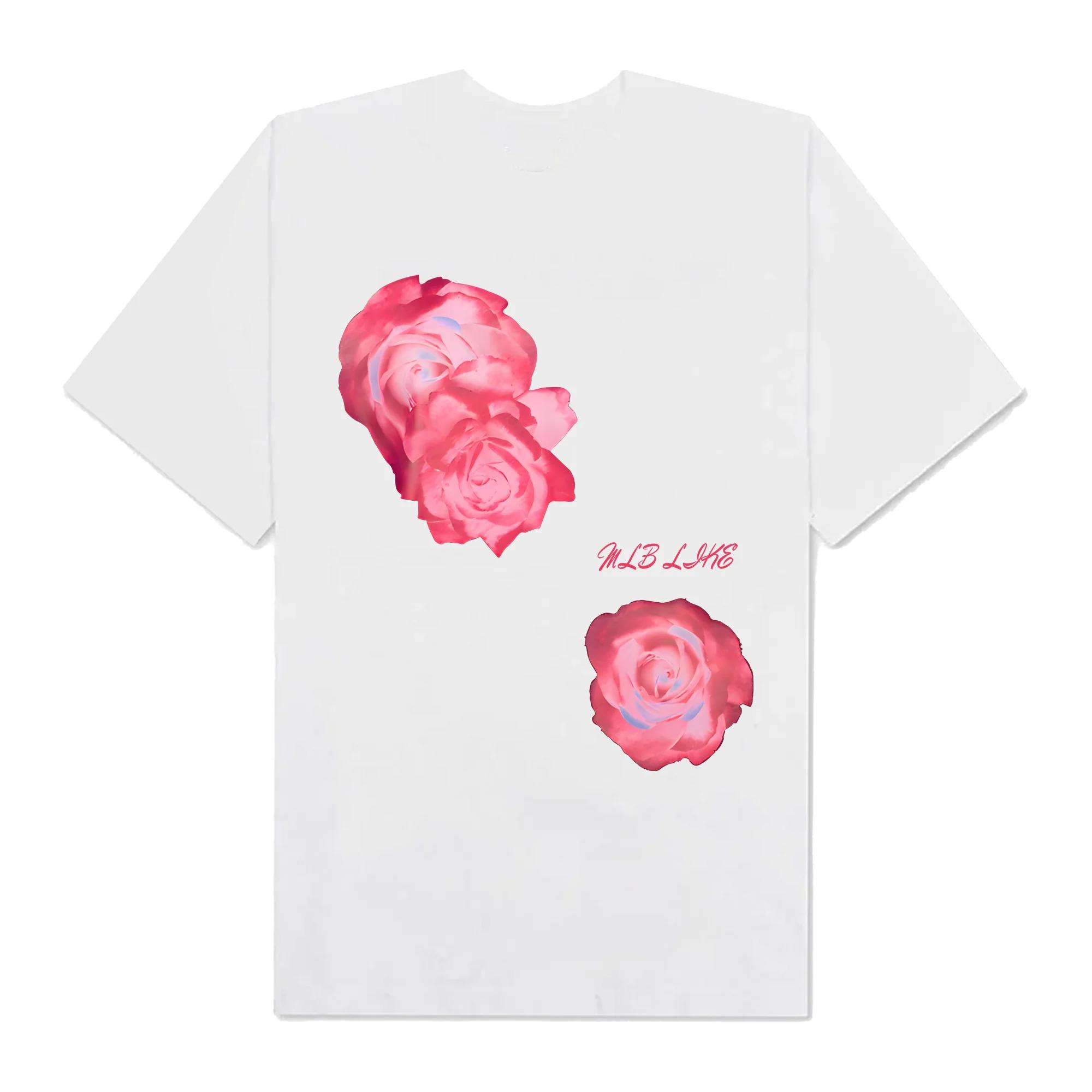 Mlb floral double rose  t-shirt
