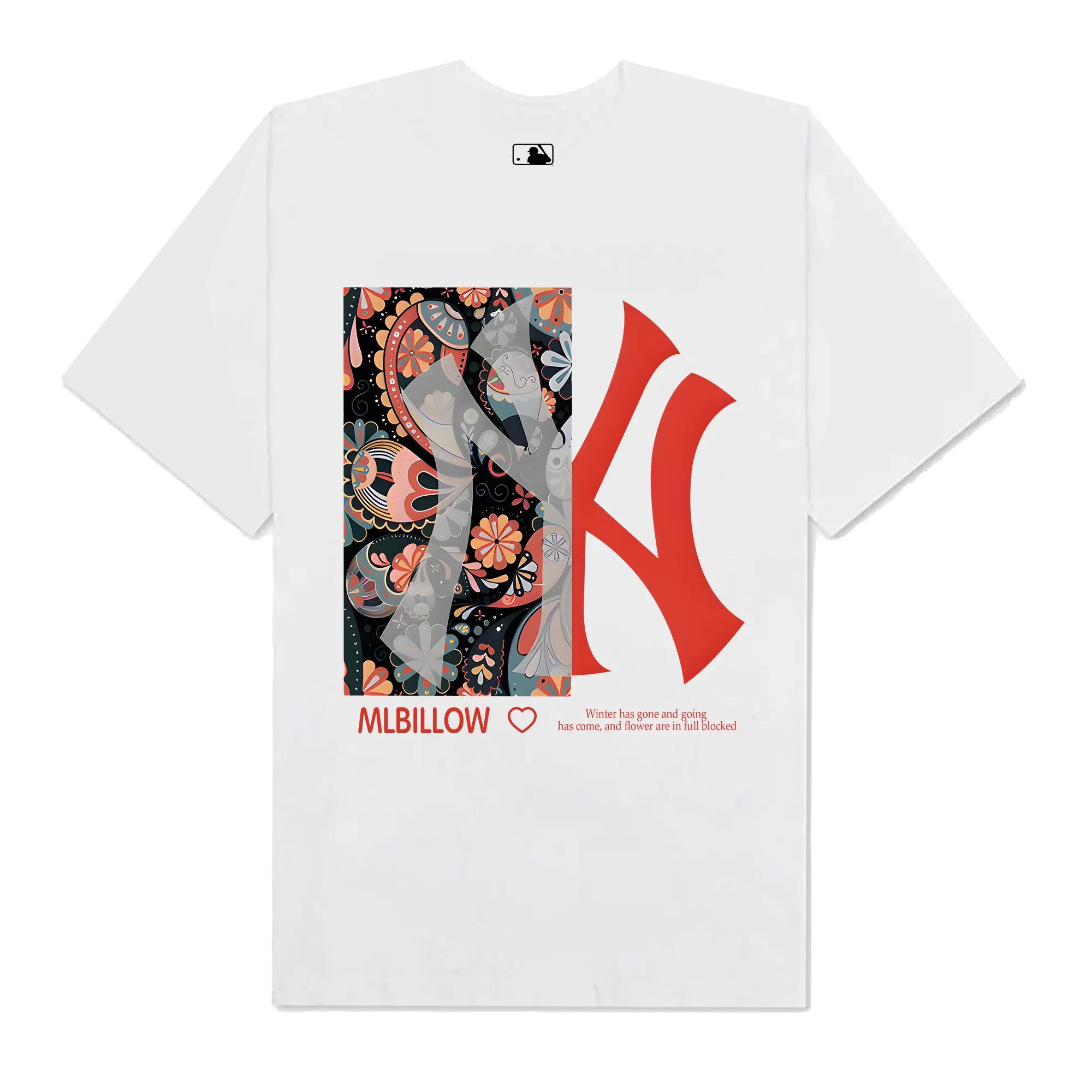 Mlb floral red flower mlbillow t-shirt