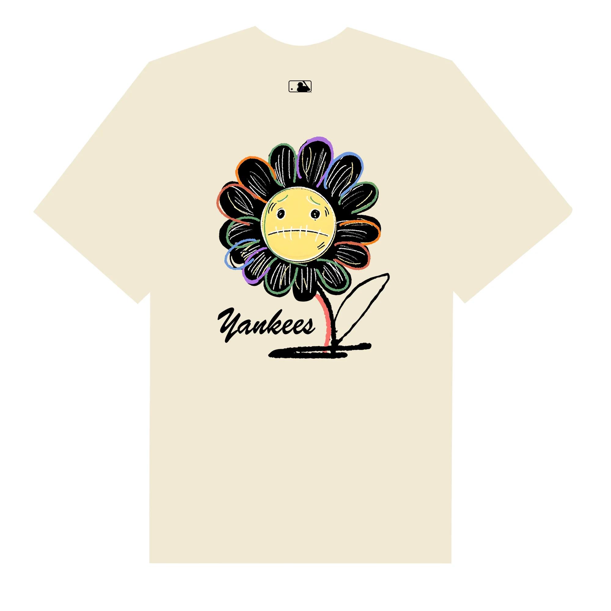 Mlb floral smiley flowe t-shirt