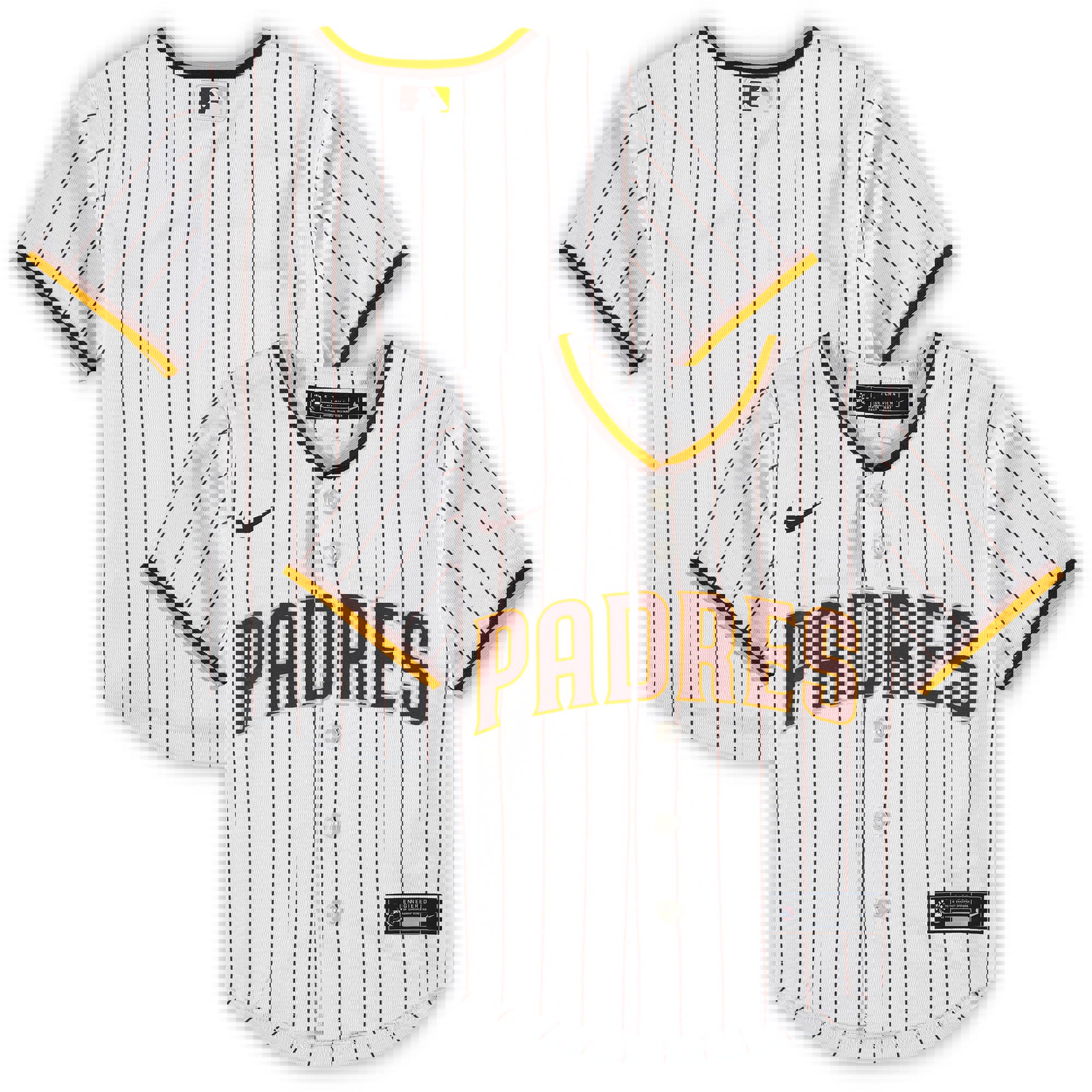 San diego padres nike preschool home replica team jersey - white