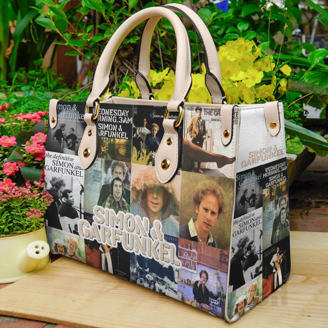 Simon & garfunkel women leather hand bag