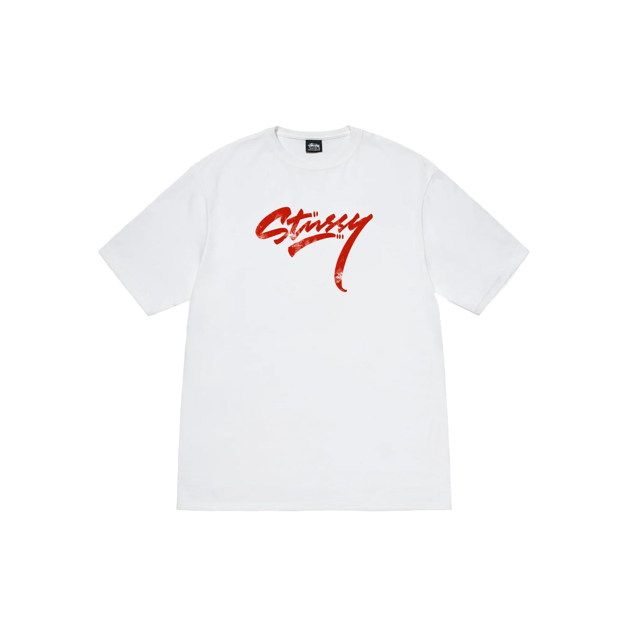 Stussy signature red t-shirt