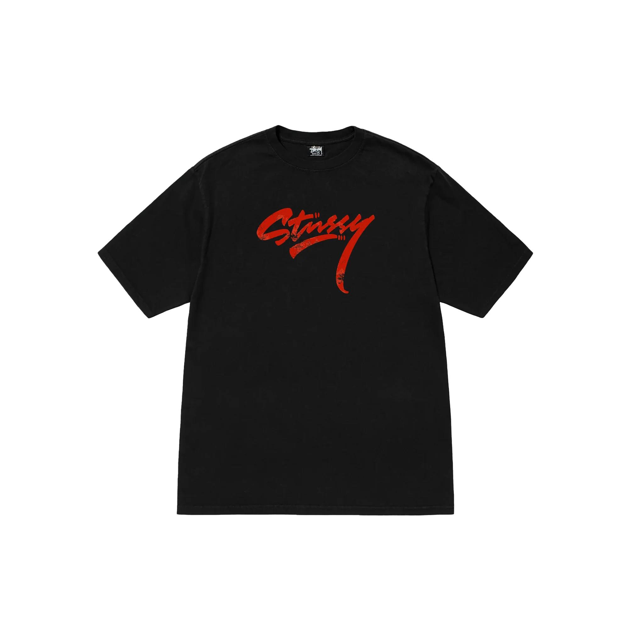 Stussy signature red t-shirt