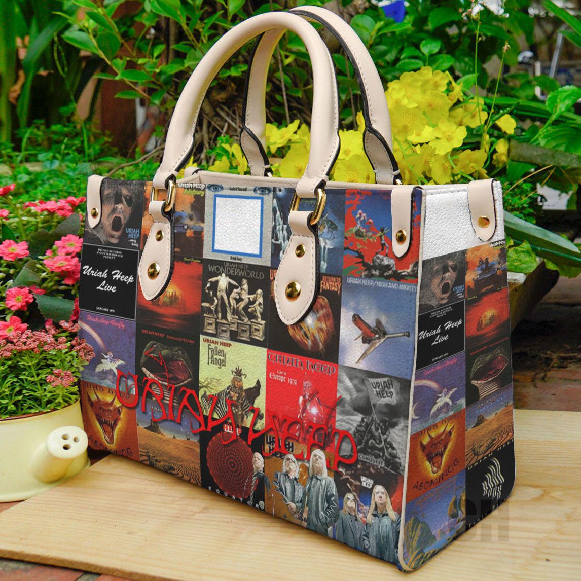 Uriah heep women leather hand bag