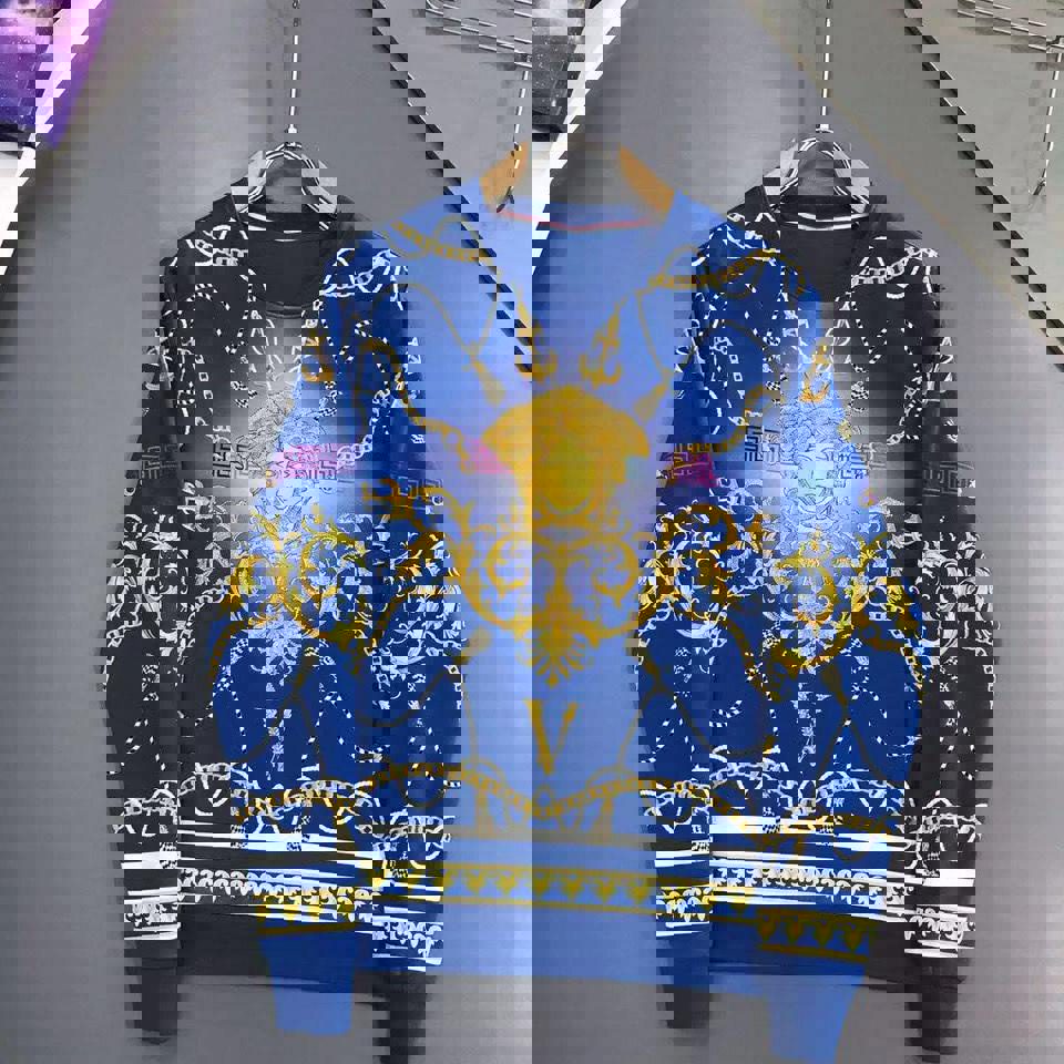 Versace luxury ugly sweater for winter  hot 2024 style 116