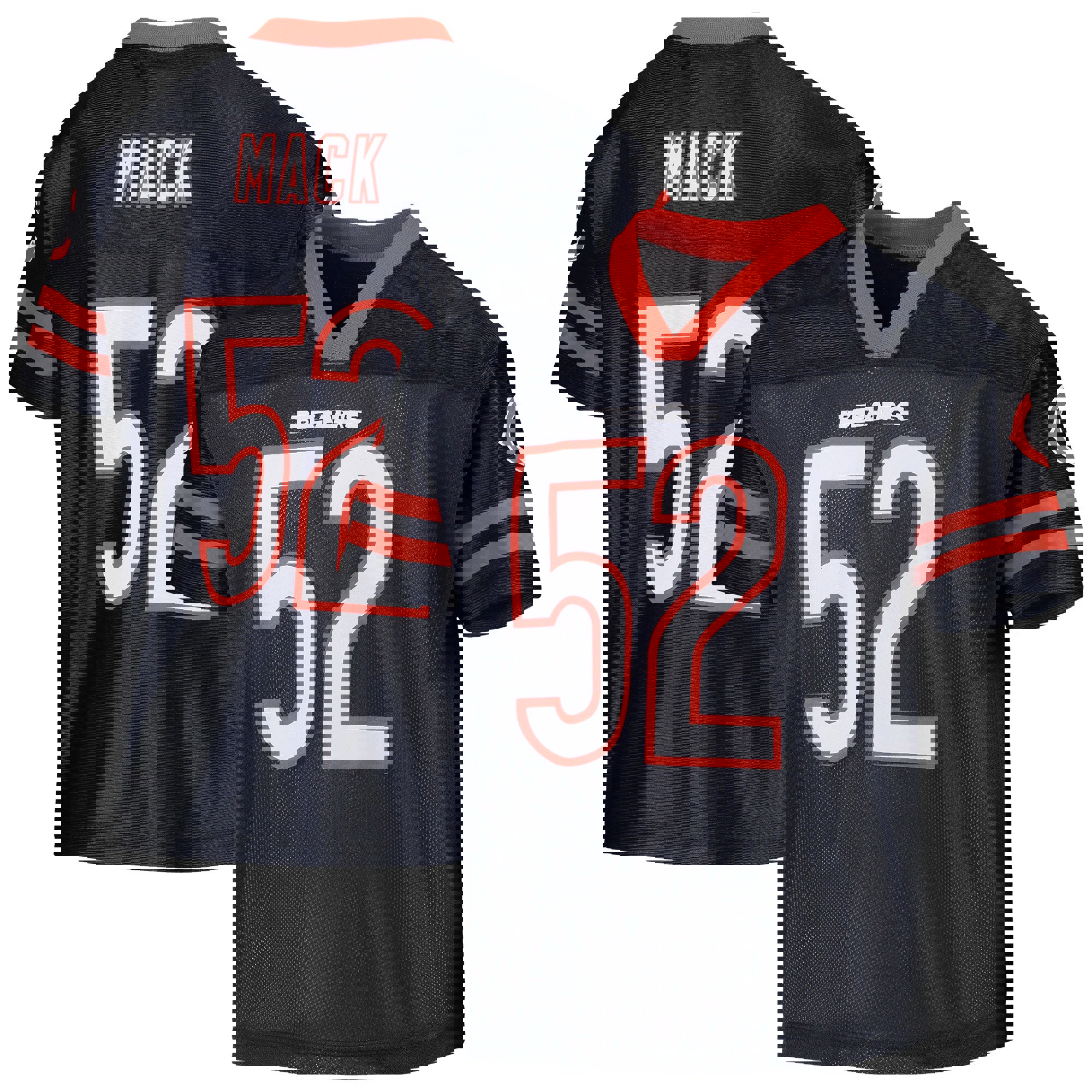 Youth khalil mack navy chicago bears replica jersey for nfl football fans
