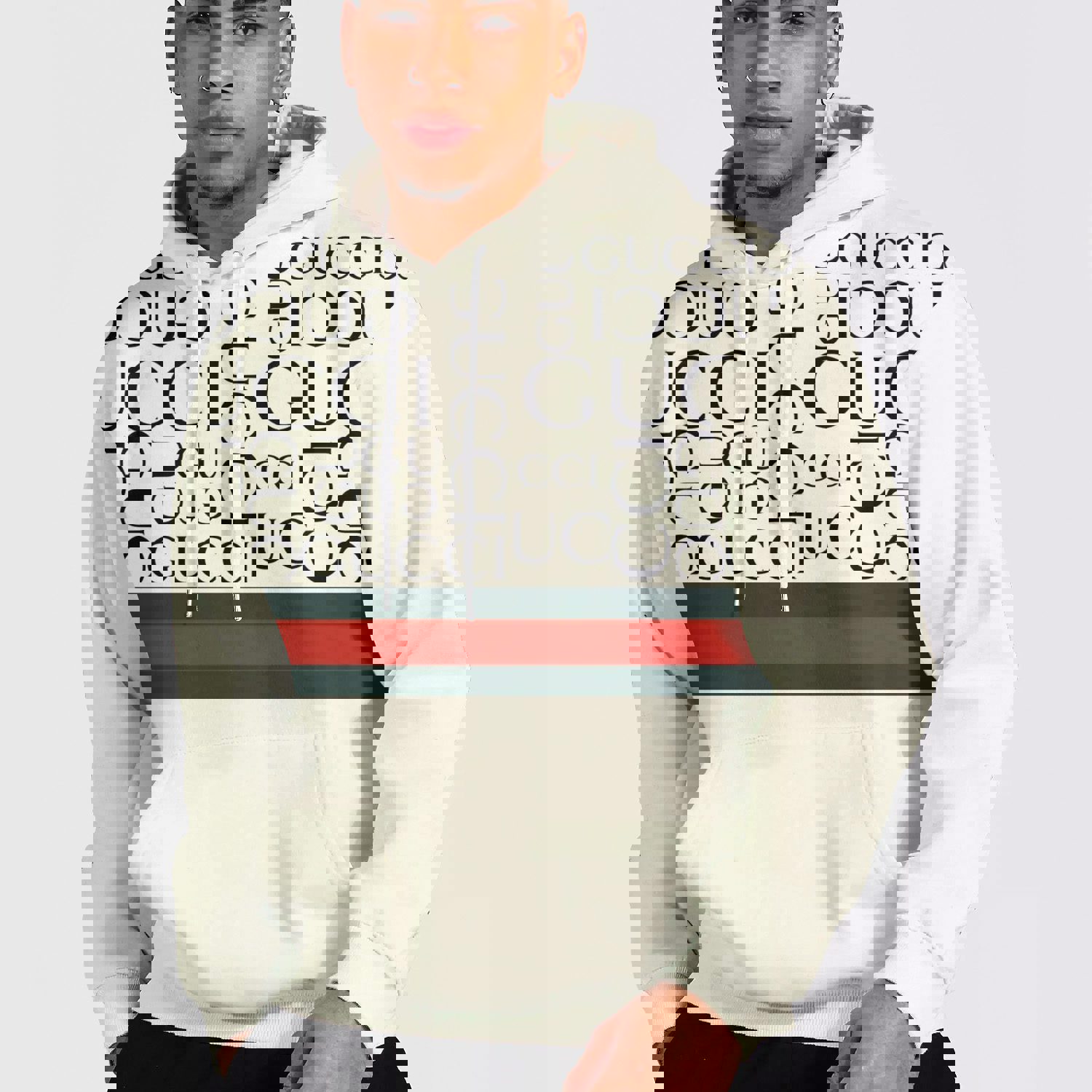 Gucci luxury 3d pullover unisex hoodie lzh1131