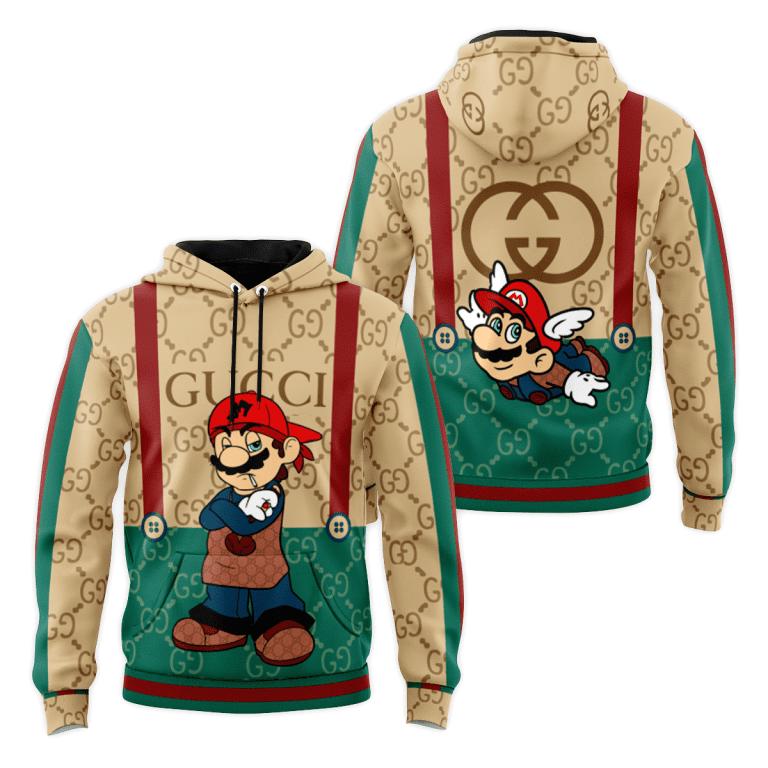 Gucci mario unisex hoodie luxury brand gifts 2023 jh1961
