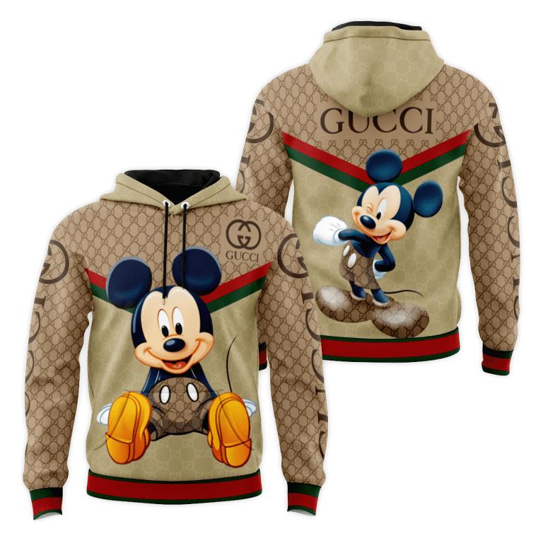 Gucci mickey unisex hoodie luxury brand gifts 2023 jh1872