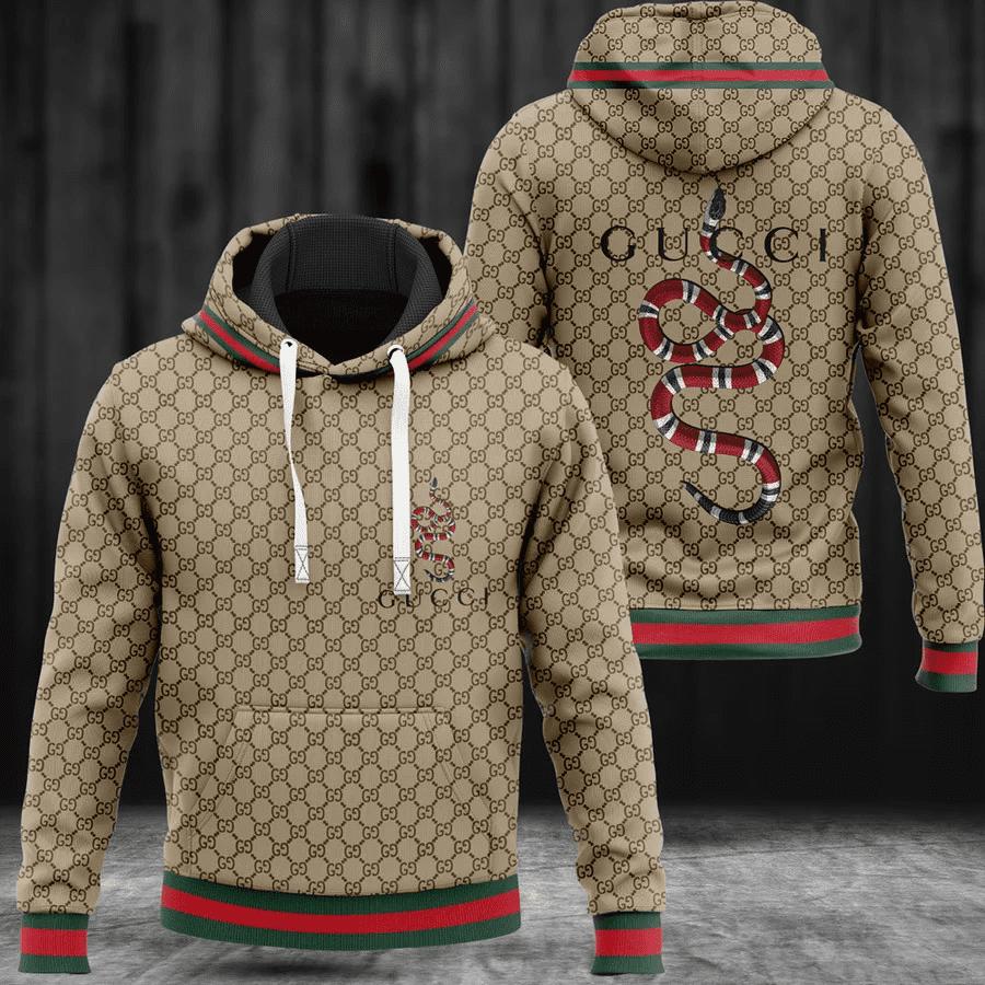 Gucci snake unisex hoodie for men women luxury pullover nh332