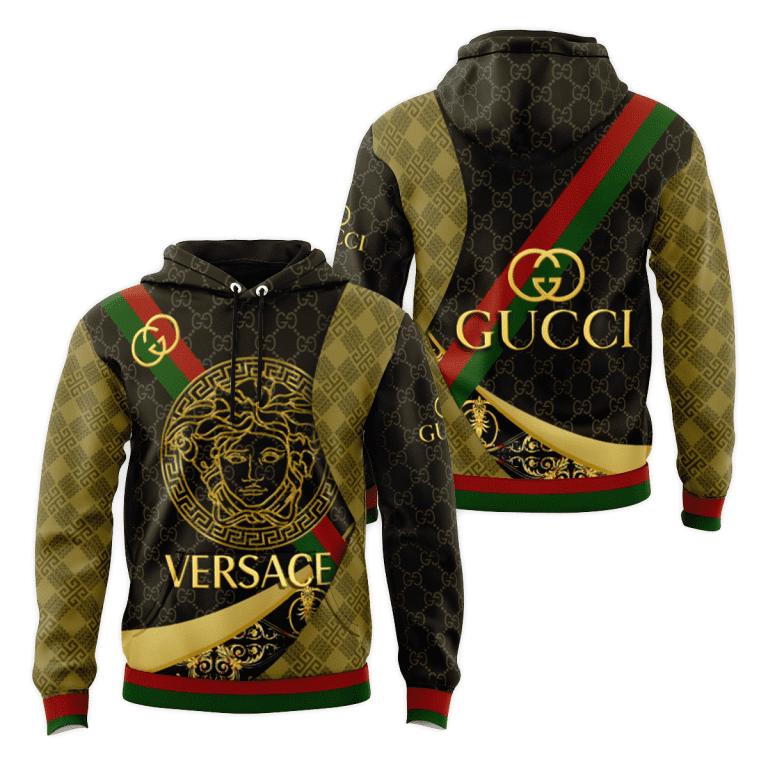 Gucci versace unisex hoodie luxury brand gifts 2023 jh2154