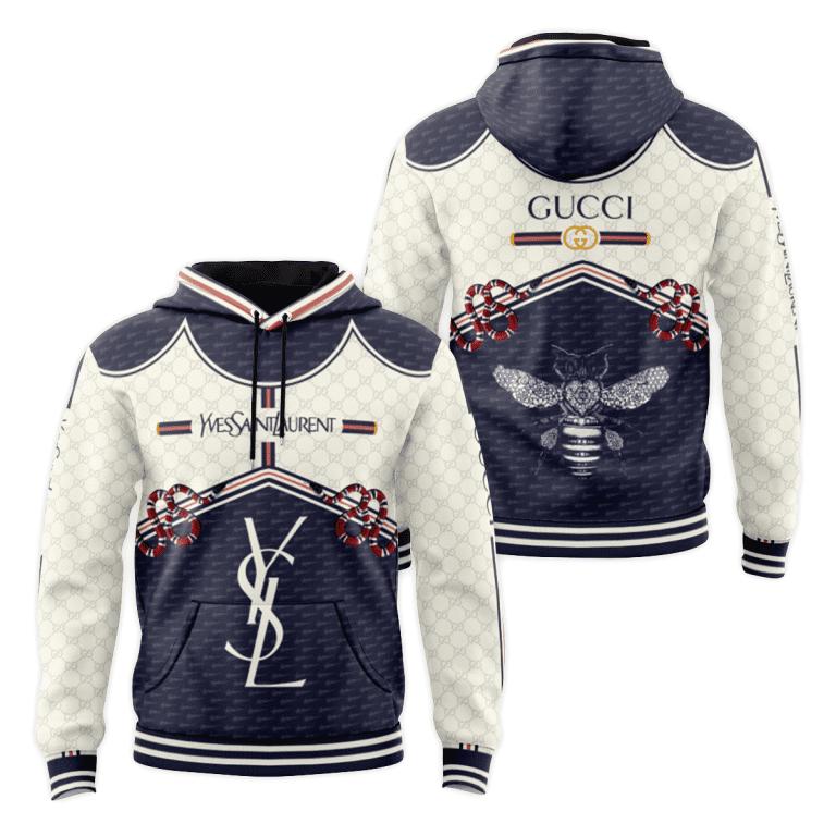 Gucci yves saint laurent unisex hoodie luxury brand gifts 2023 jh2149