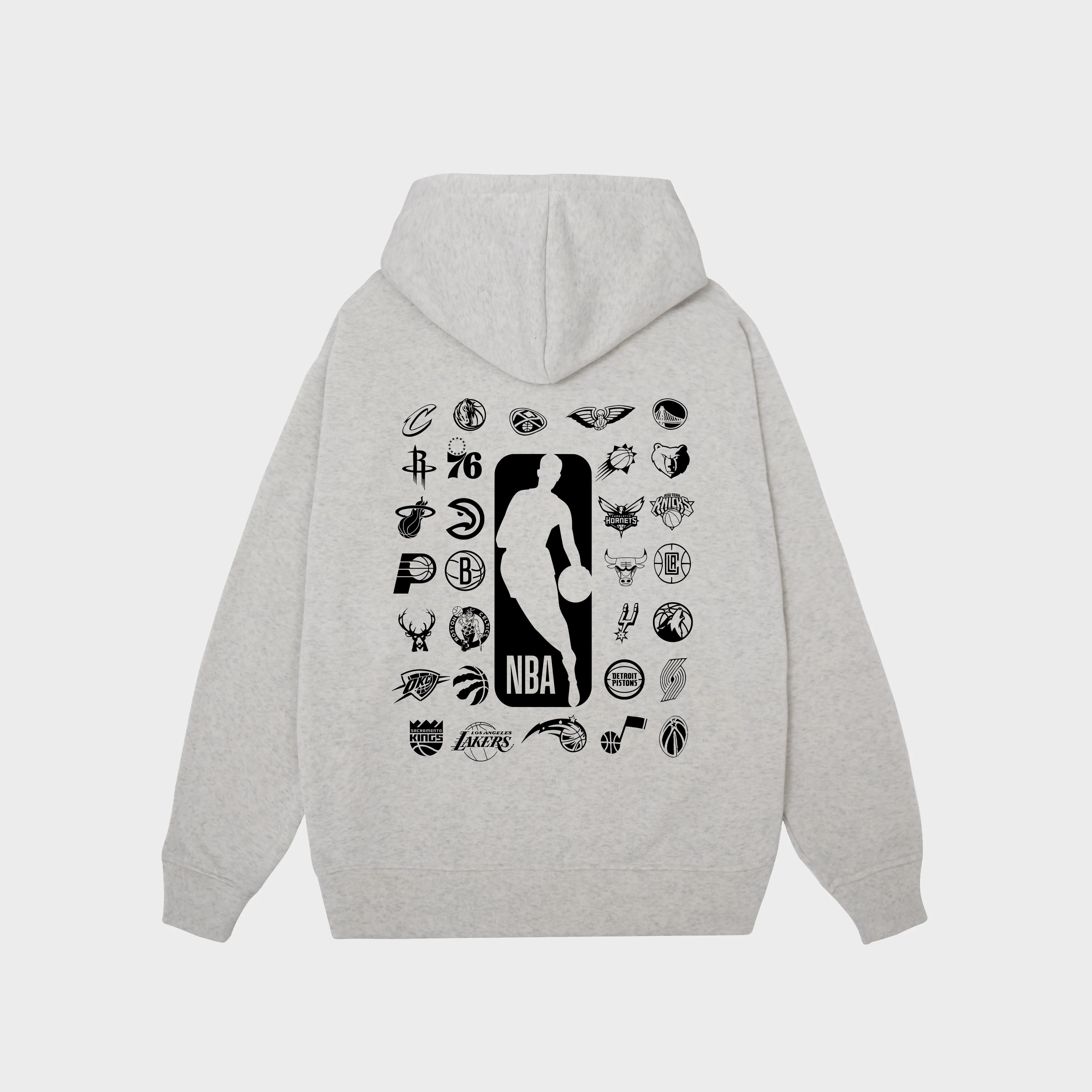 Nba logo teams basketball hoodie