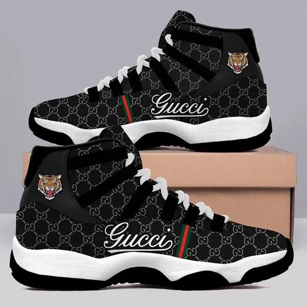 Gucci black tiger air jordan 11 sneakers shoes jd20255
