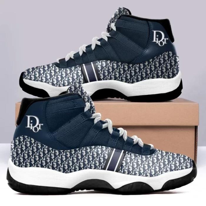 Dior luxury blue air jordan 11 shoes dior sneakers gifts jd20254