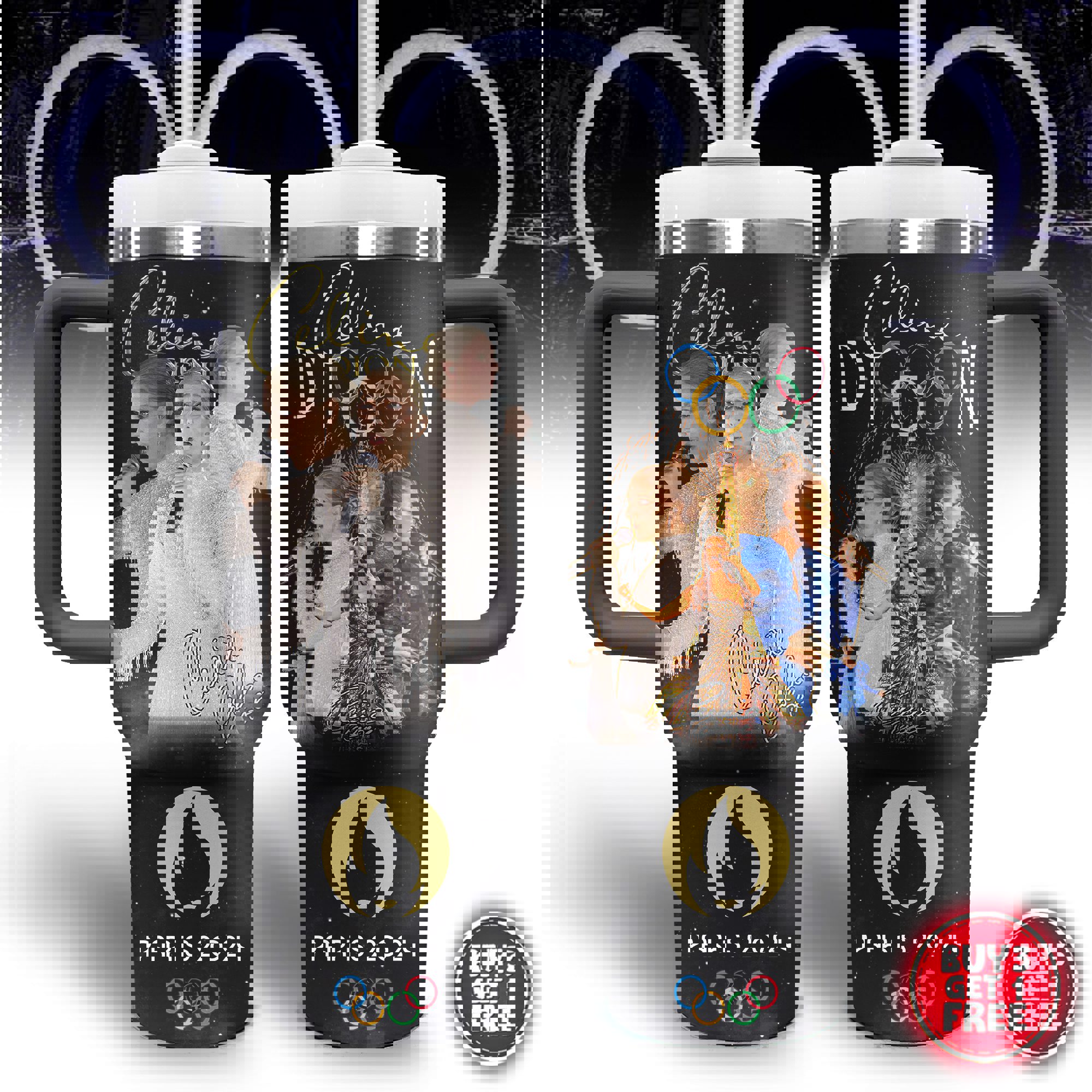 Celine dion’s music custom 40oz stanley tumbler zst1005