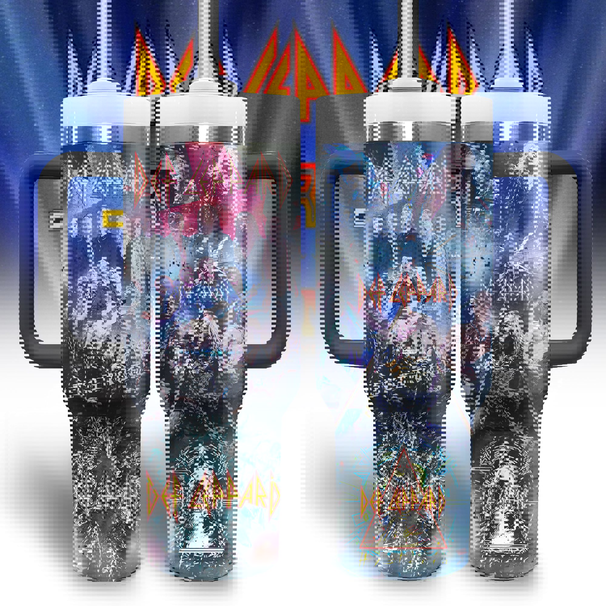 Defleppard music custom 40oz stanley tumbler zst1000