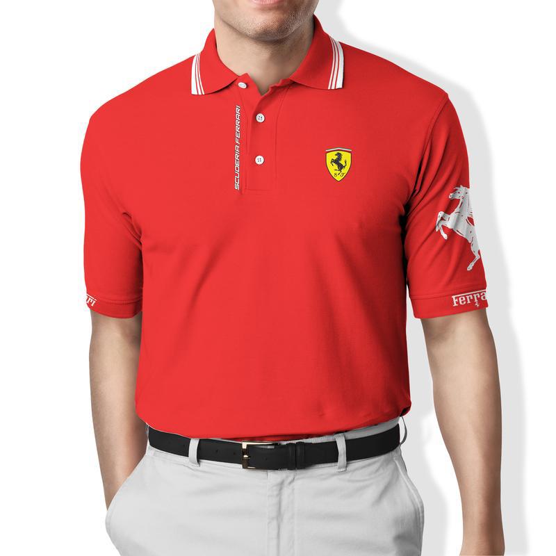 
            ferrari premium polo shirt trending outfit 2023, polo shirt for men
          