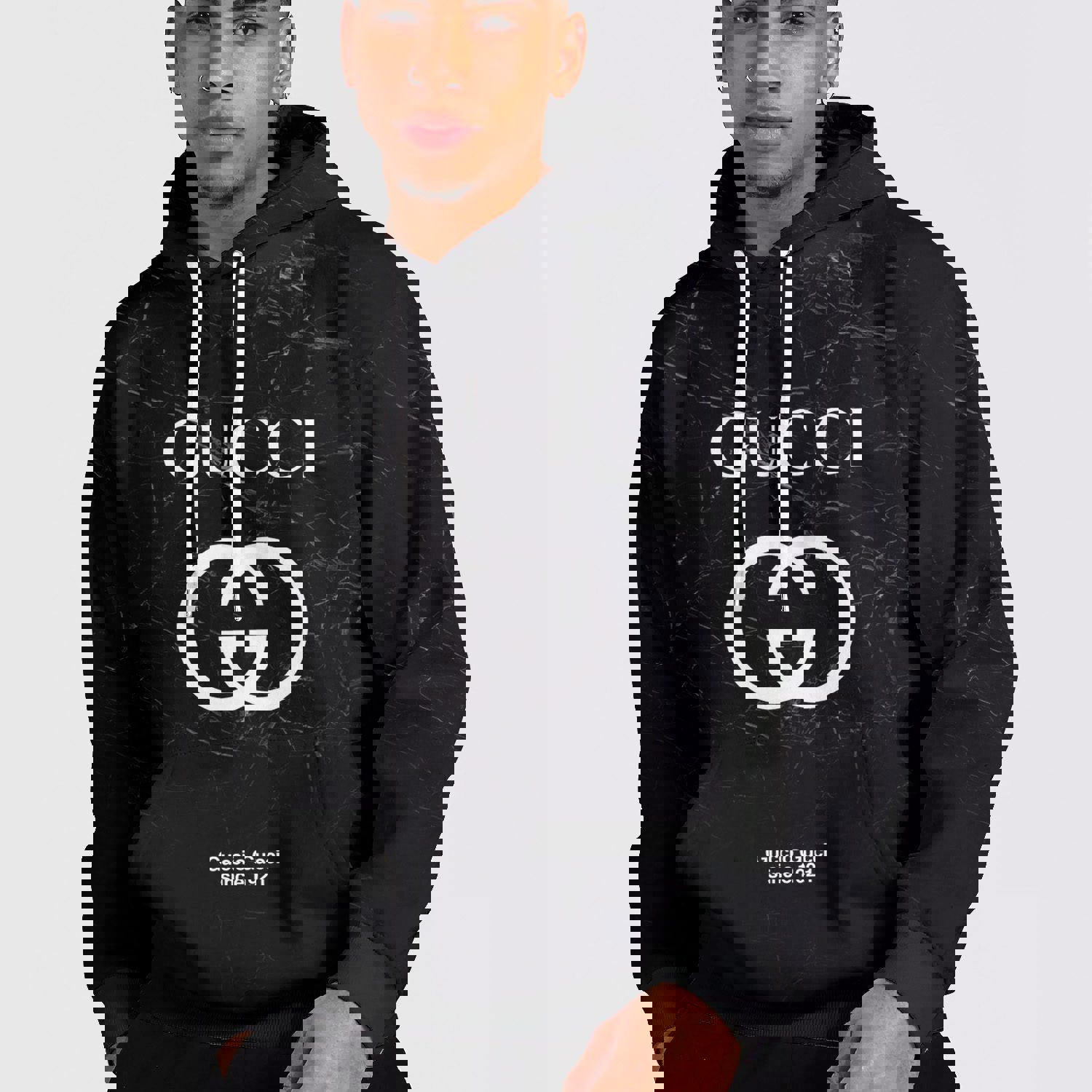 Gucci luxury 3d pullover unisex hoodie lzh1099