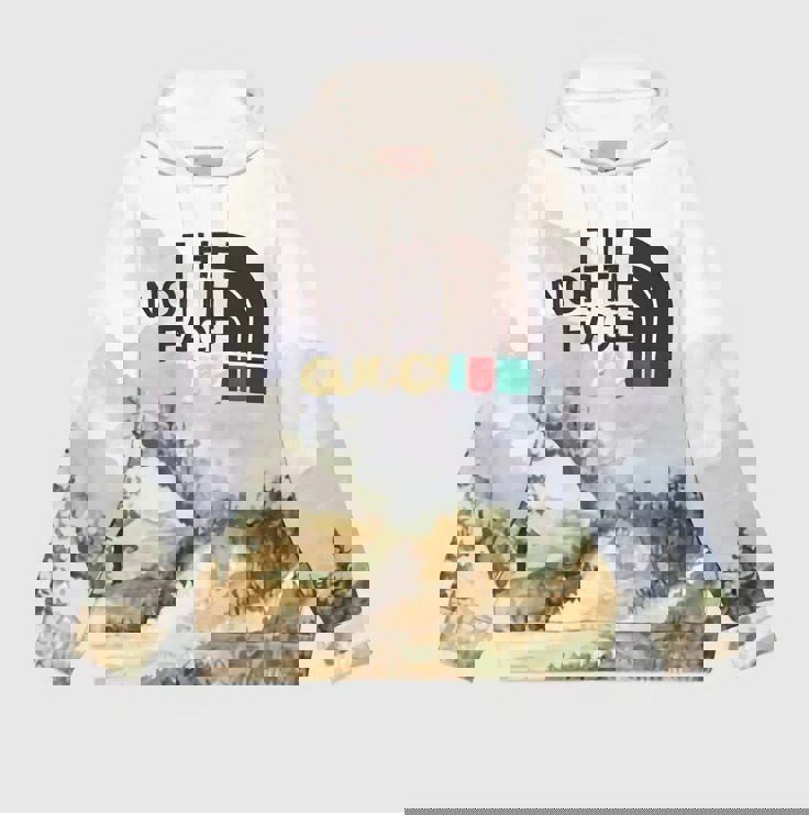 Gucci luxury usinex 3d pullover hoodie jh151